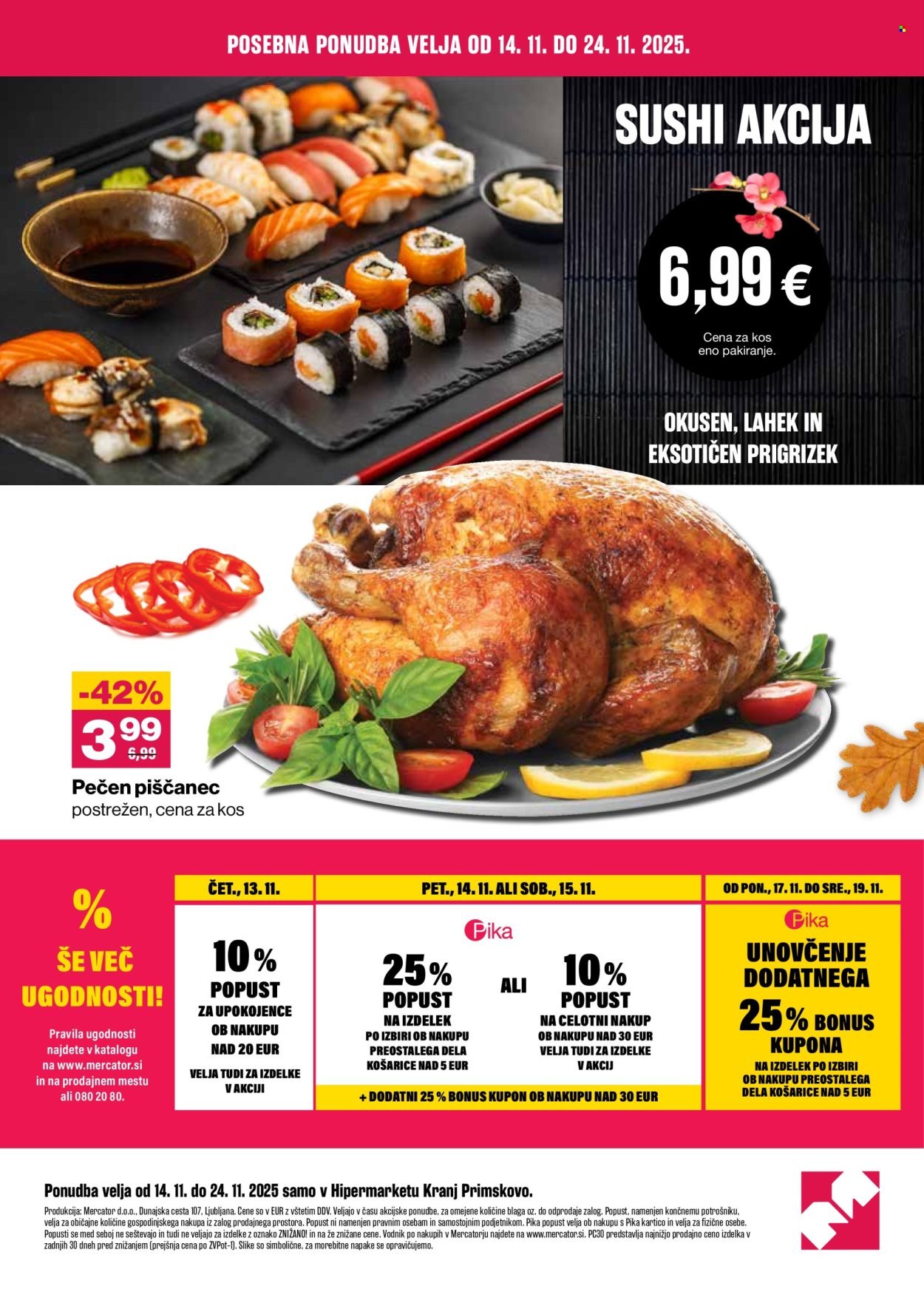 MERCATOR katalog - Hipermarket Kranj Primskovo v času Zimskošportnega sejma (2025-11-14 - 2025-11-24)