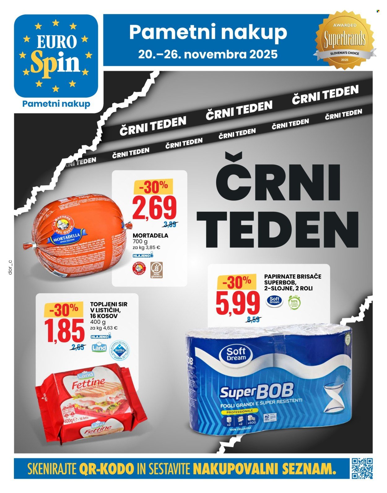 EUROSPIN katalog - Črni teden v Eurospinu (2025-11-20 - 2025-11-26)
