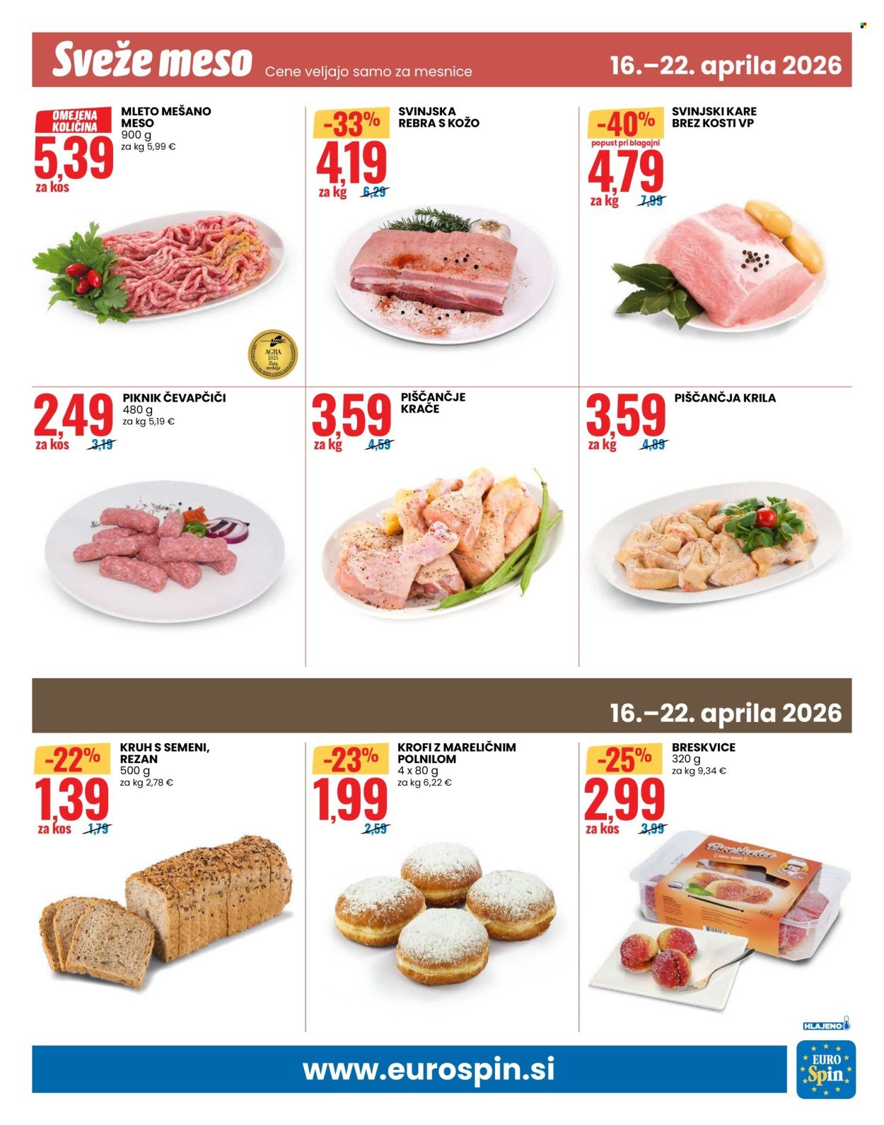 EUROSPIN katalog - Kakovost po nizkih cenah (2026-04-16 - 2026-04-22)