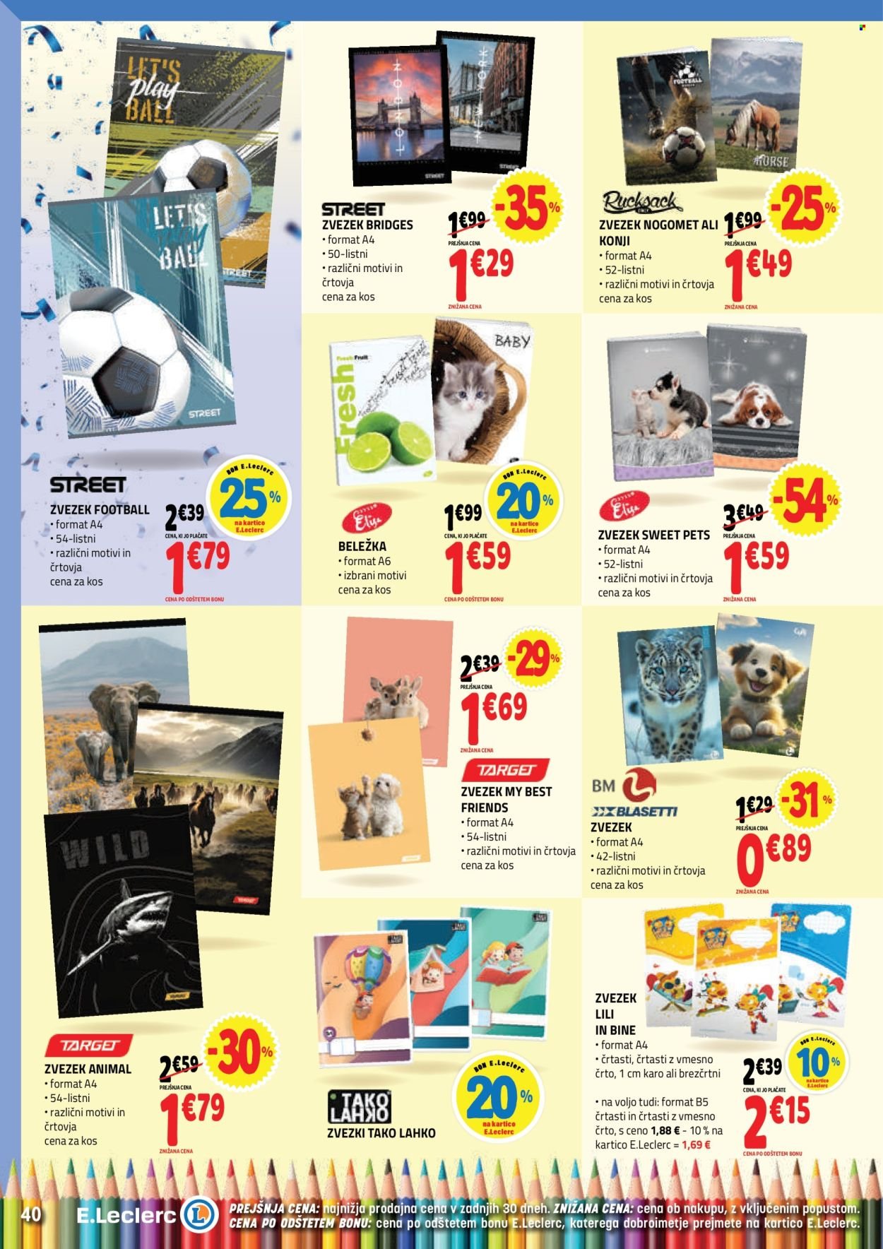 E.LECLERC katalog - Katalog vse za šolo