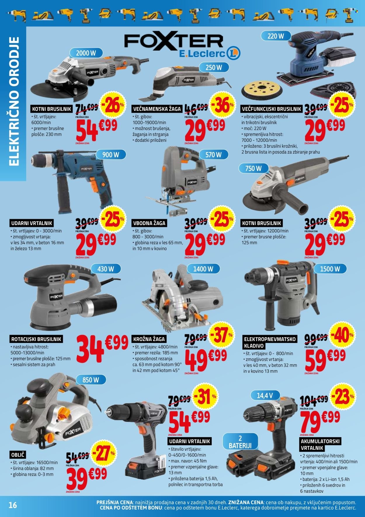 E.LECLERC katalog - Vse za mojstre (2026-02-11 - 2026-02-21)