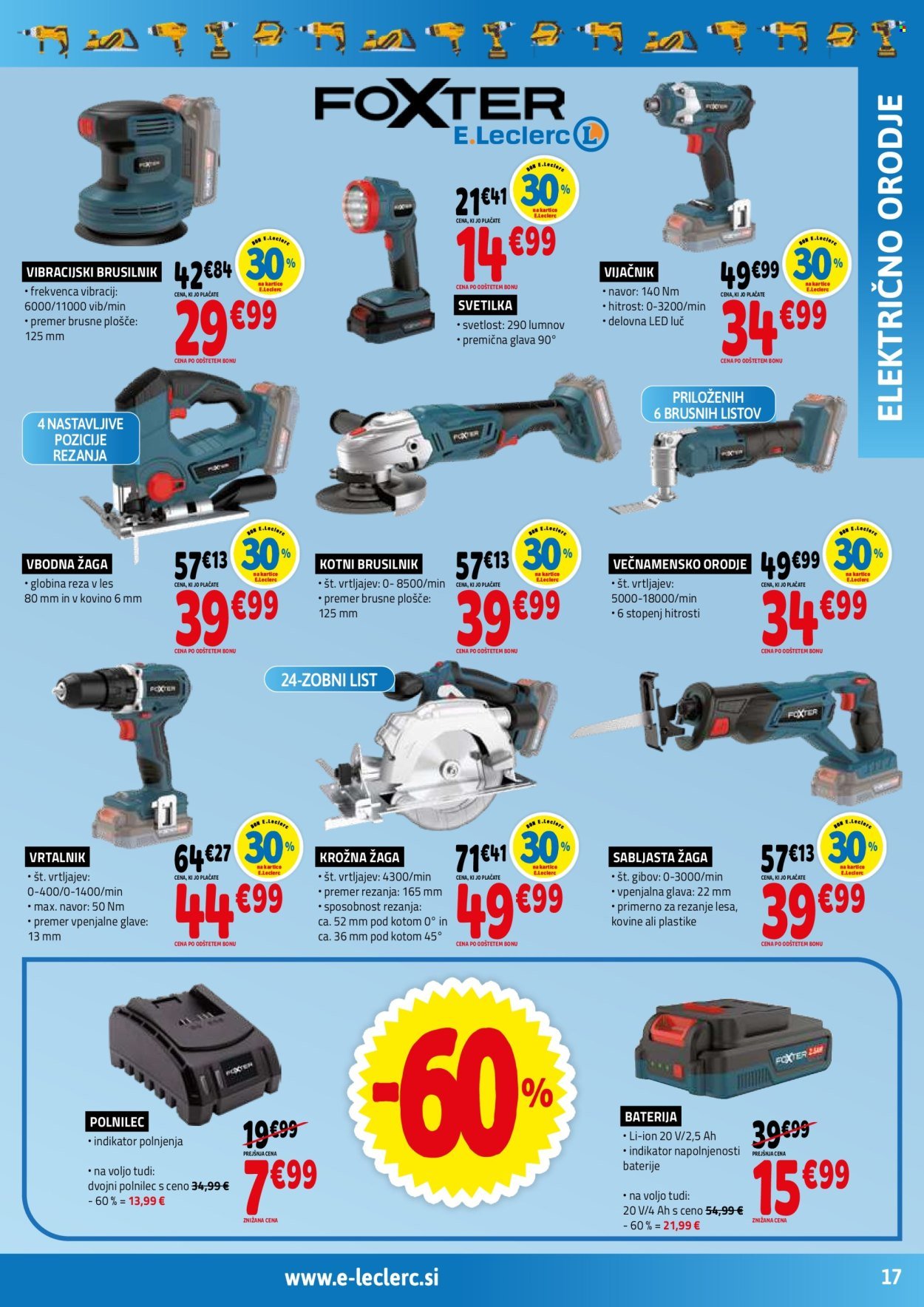 E.LECLERC katalog - Vse za mojstre (2026-02-11 - 2026-02-21)