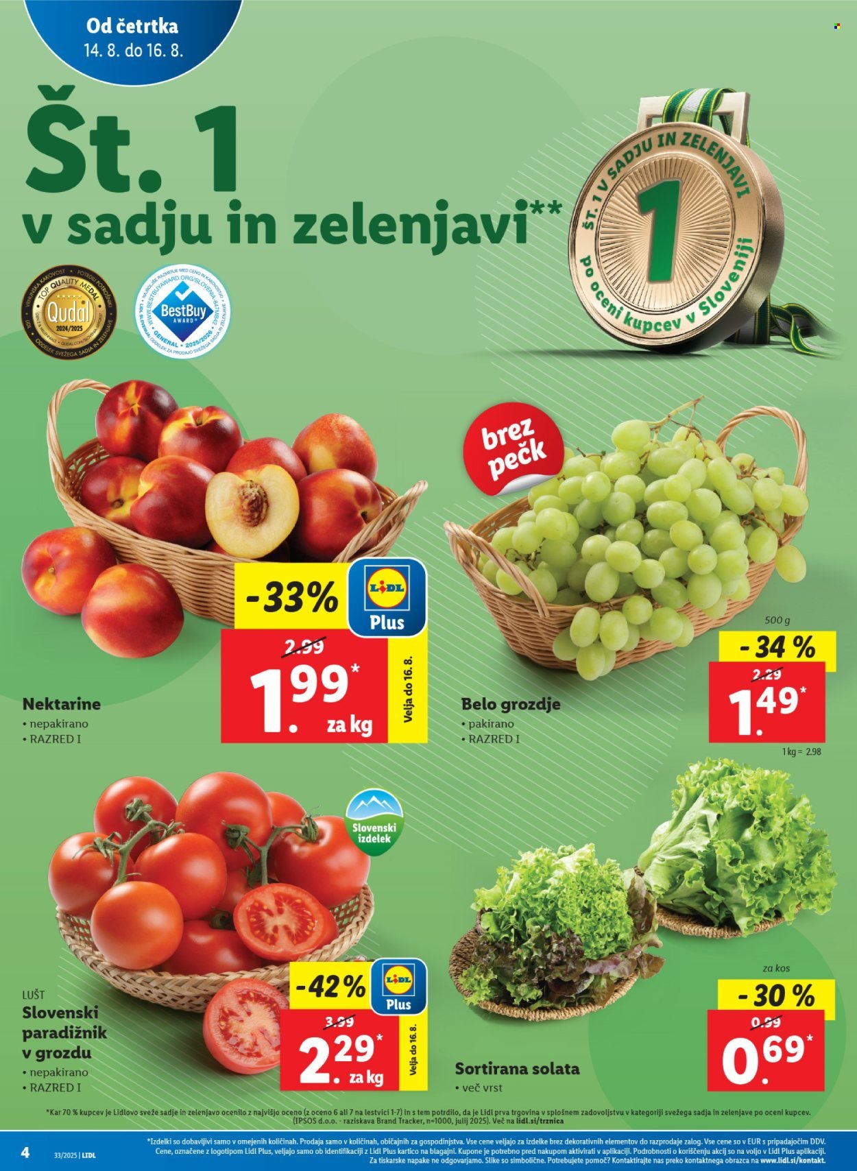 LIDL katalog - Od četrtka, 14. 8. 2025 (2025-08-14 - 2025-08-20)