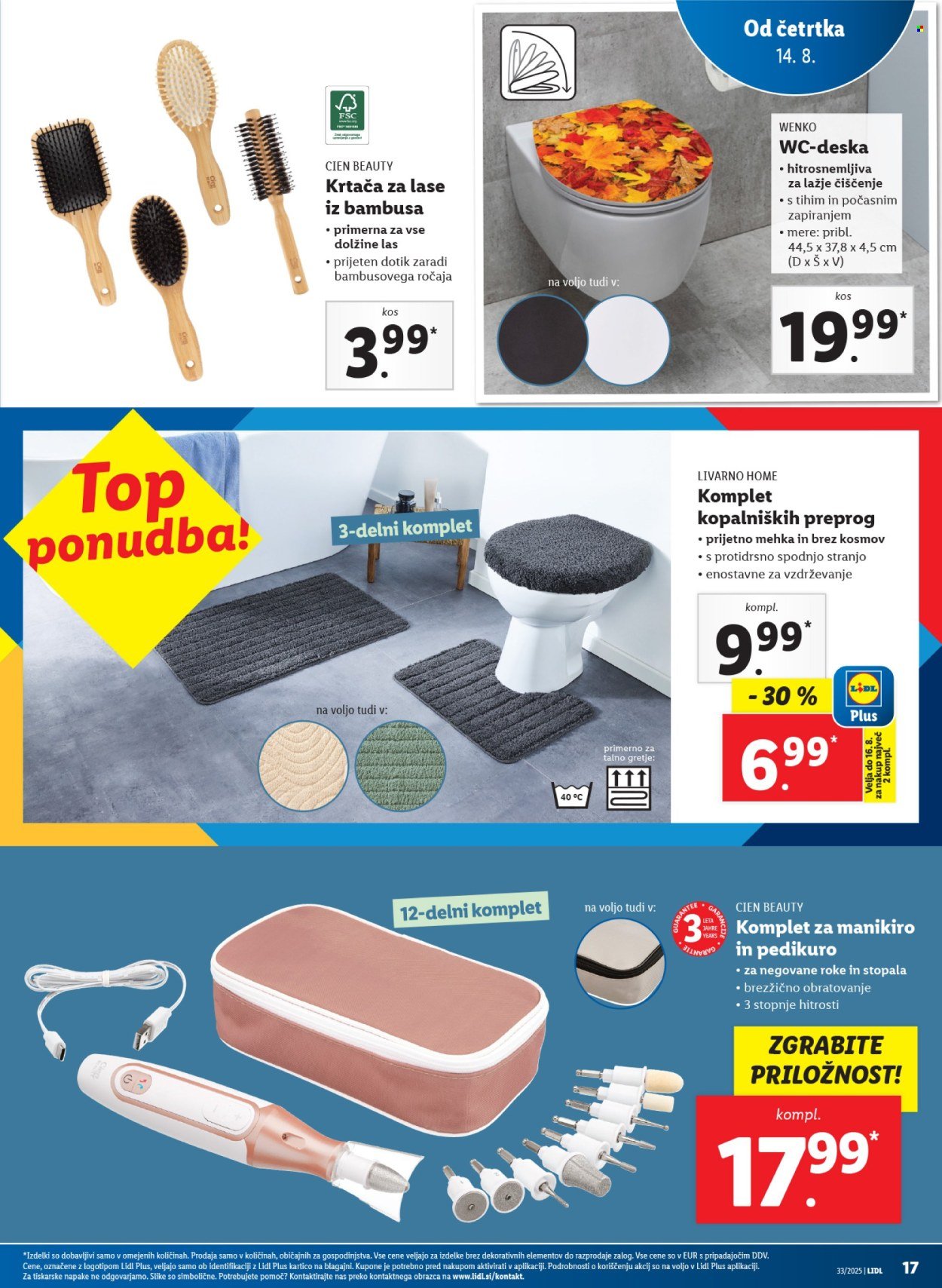 LIDL katalog - Od četrtka, 14. 8. 2025 (2025-08-14 - 2025-08-20)