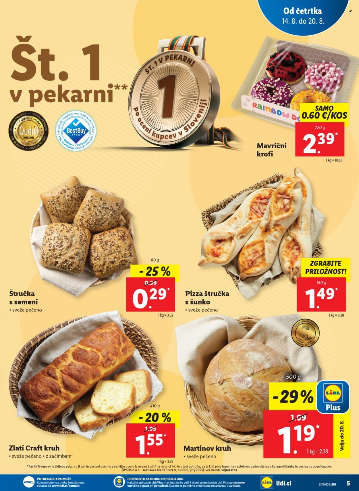 LIDL katalog - Od četrtka, 14. 8. 2025 (2025-08-14 - 2025-08-20)