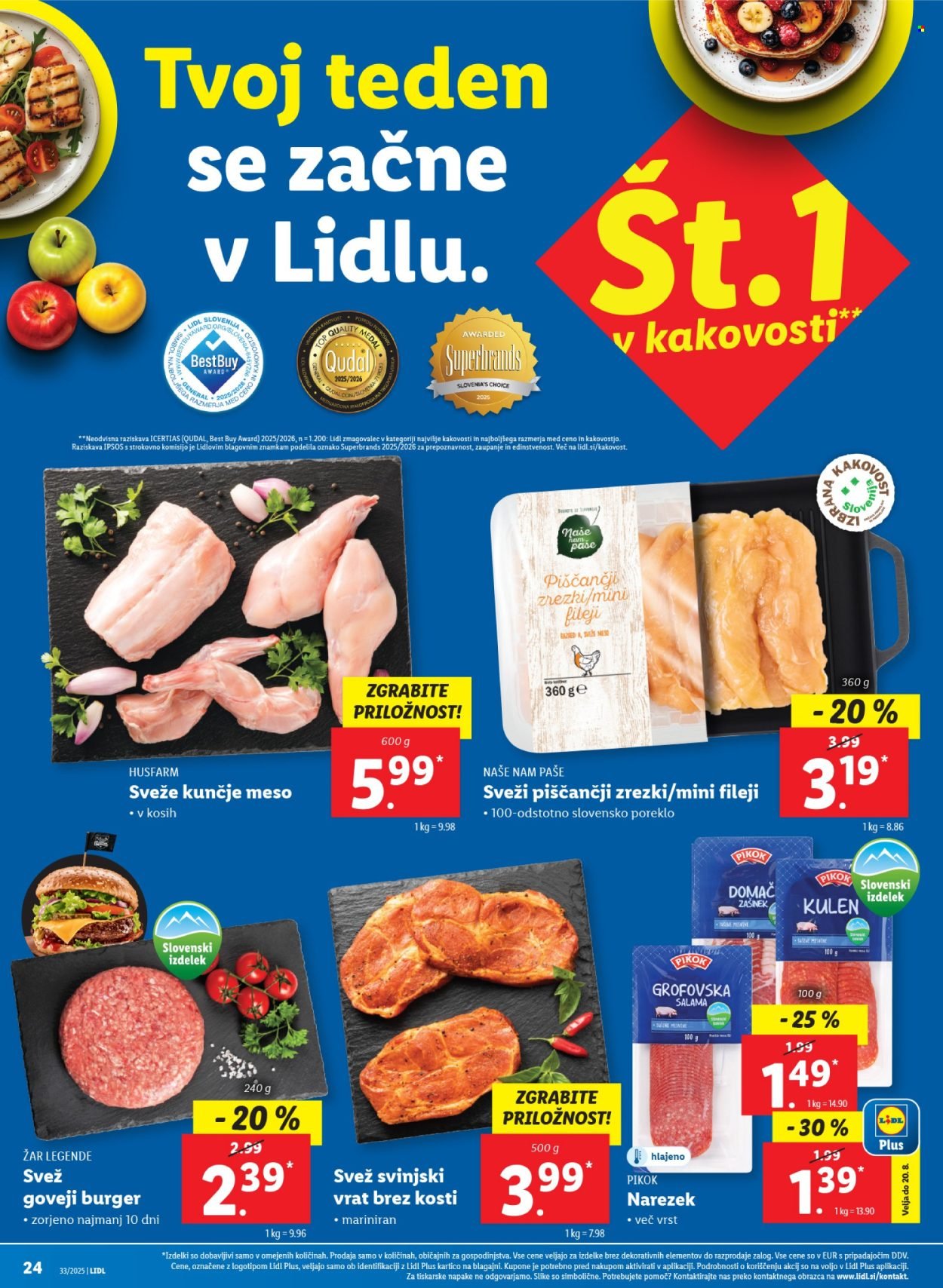 LIDL katalog - Od četrtka, 14. 8. 2025 (2025-08-14 - 2025-08-20)