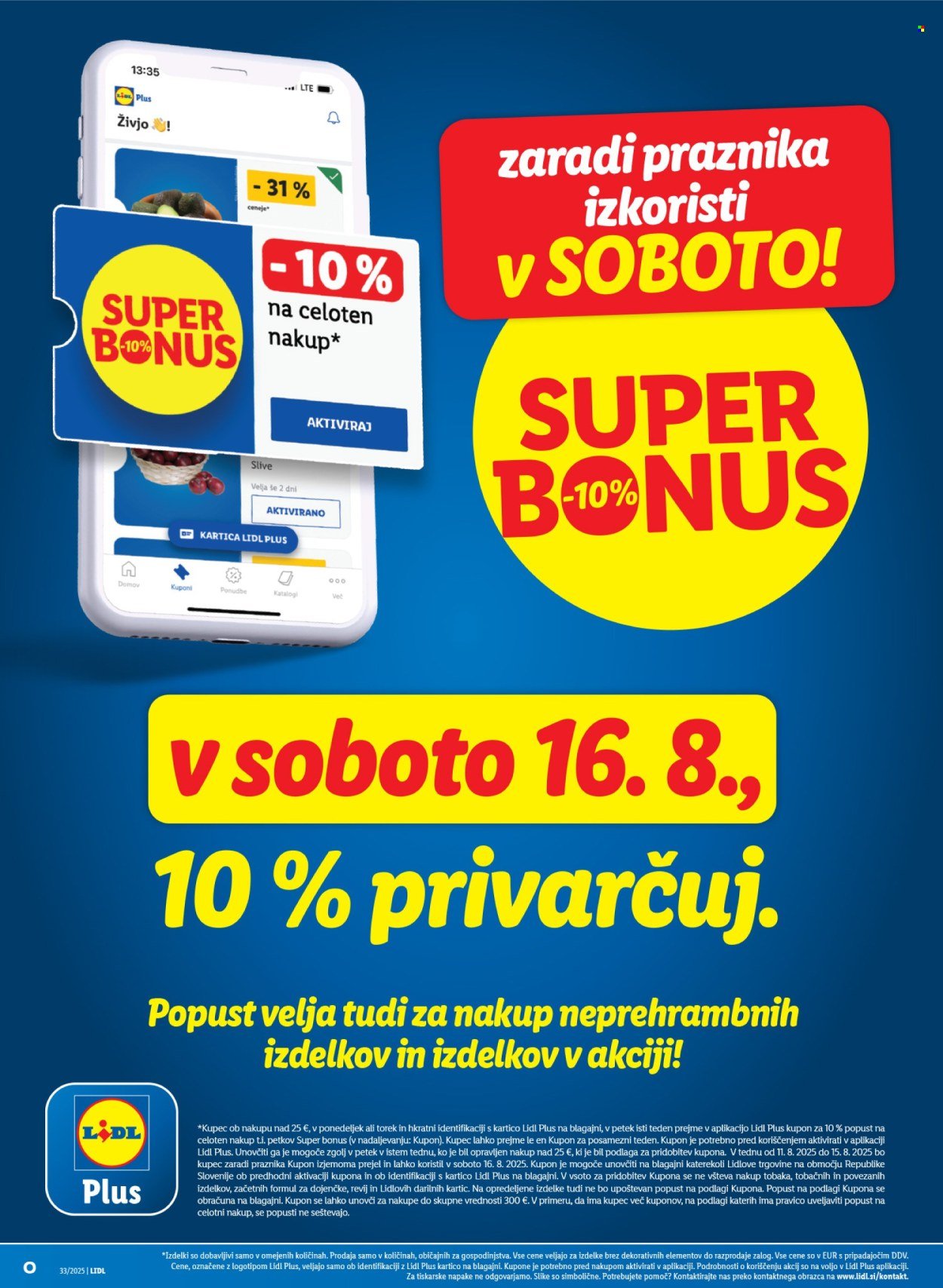 LIDL katalog - Od četrtka, 14. 8. 2025 (2025-08-14 - 2025-08-20)