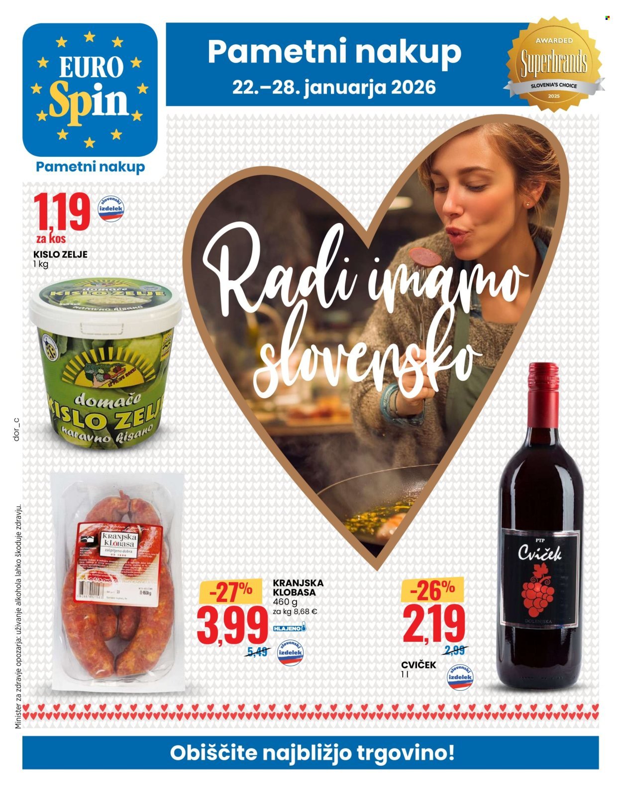 EUROSPIN katalog - Radi imamo slovensko (2026-01-22 - 2026-01-28)