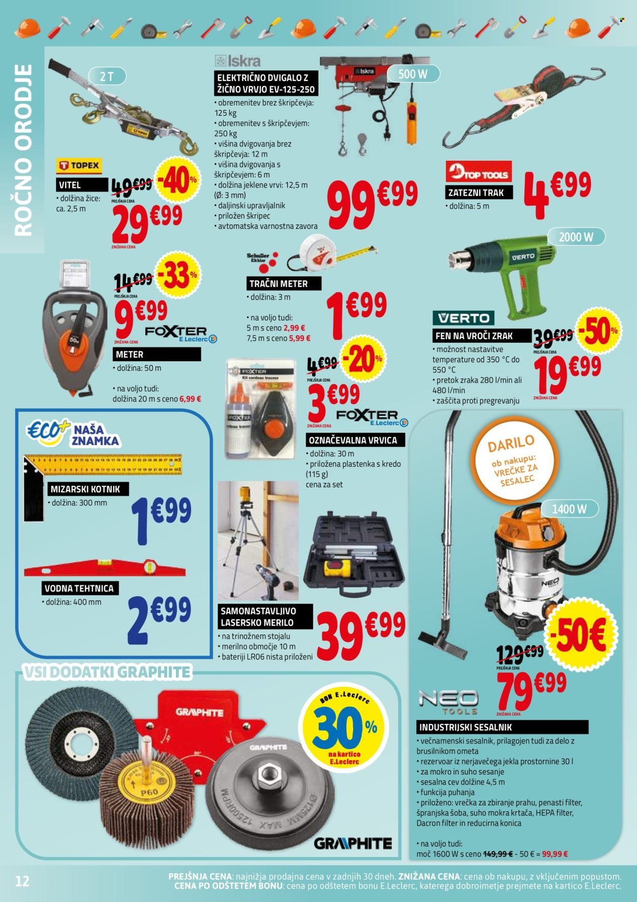 E.LECLERC katalog - Vse za mojstre (2025-09-03 - 2025-09-13)