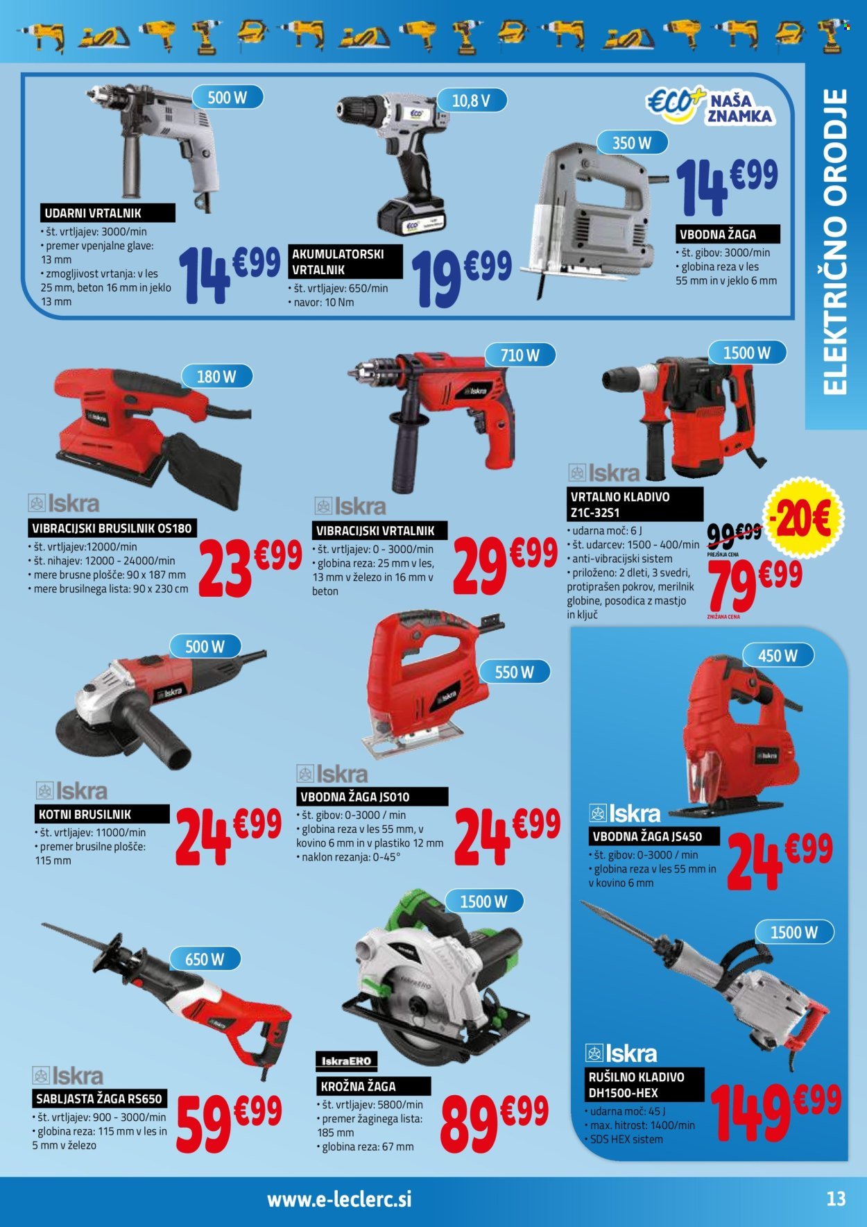 E.LECLERC katalog - Vse za mojstre (2025-09-03 - 2025-09-13)
