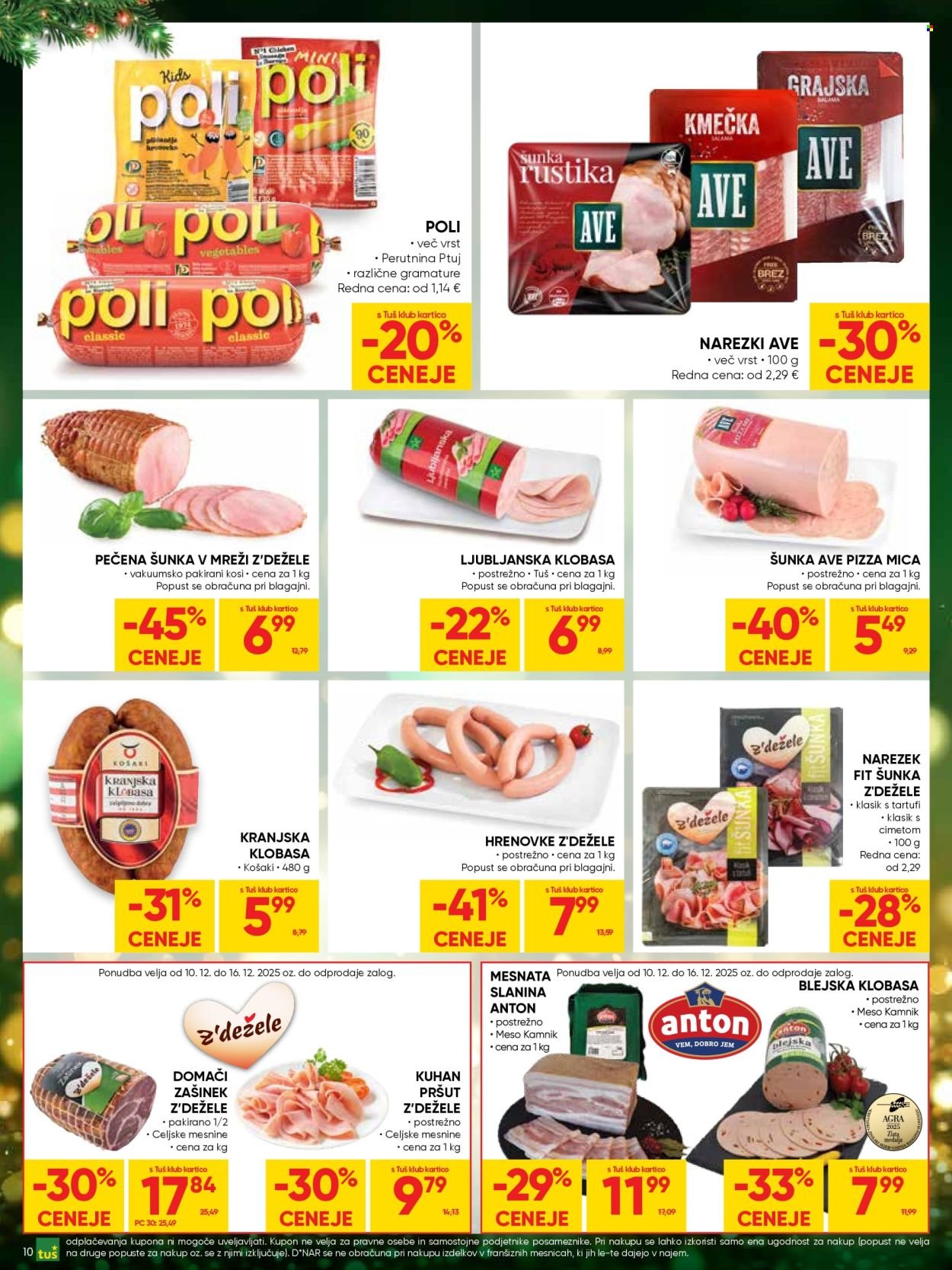 TUŠ katalog - Od srede, 10. 12. 2025 (2025-12-10 - 2025-12-22)