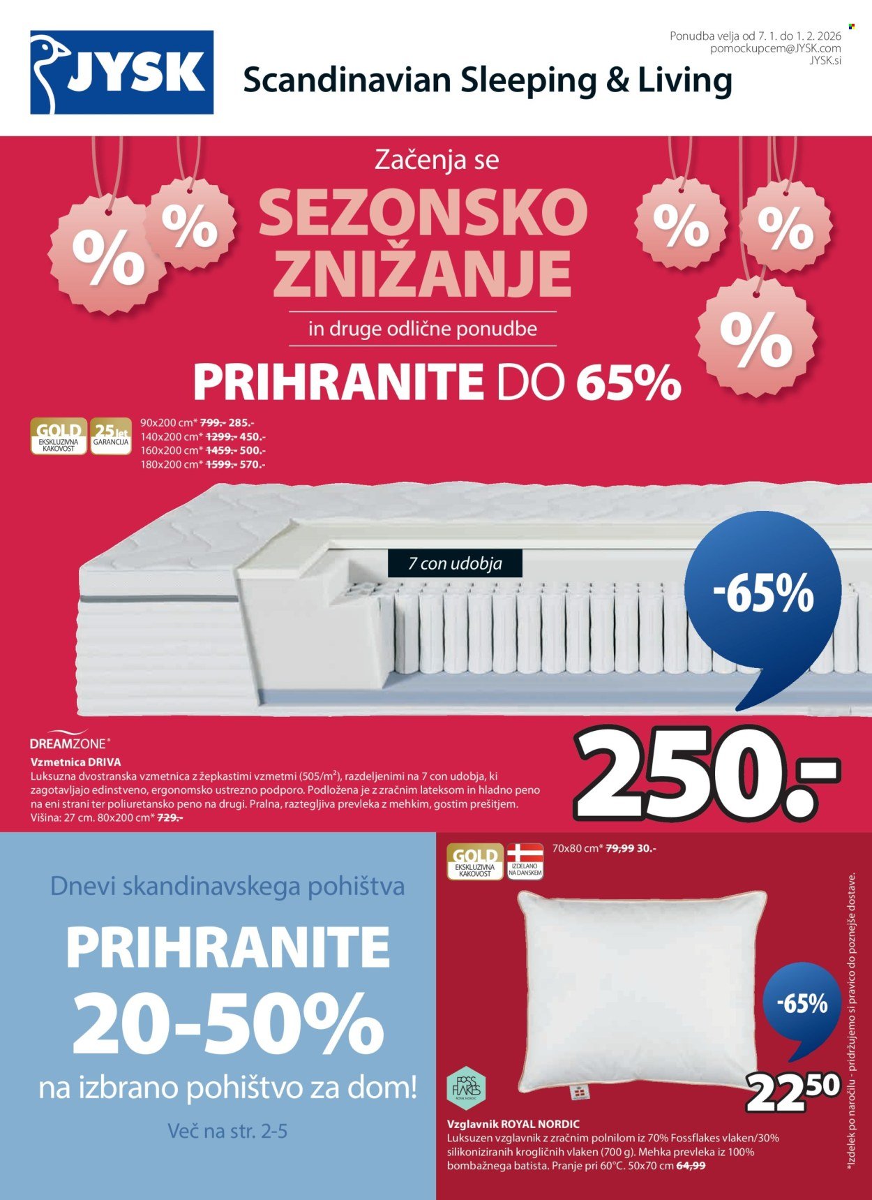 JYSK katalog - Od srede, 7. 1. 2026 (2026-01-07 - 2026-02-01)