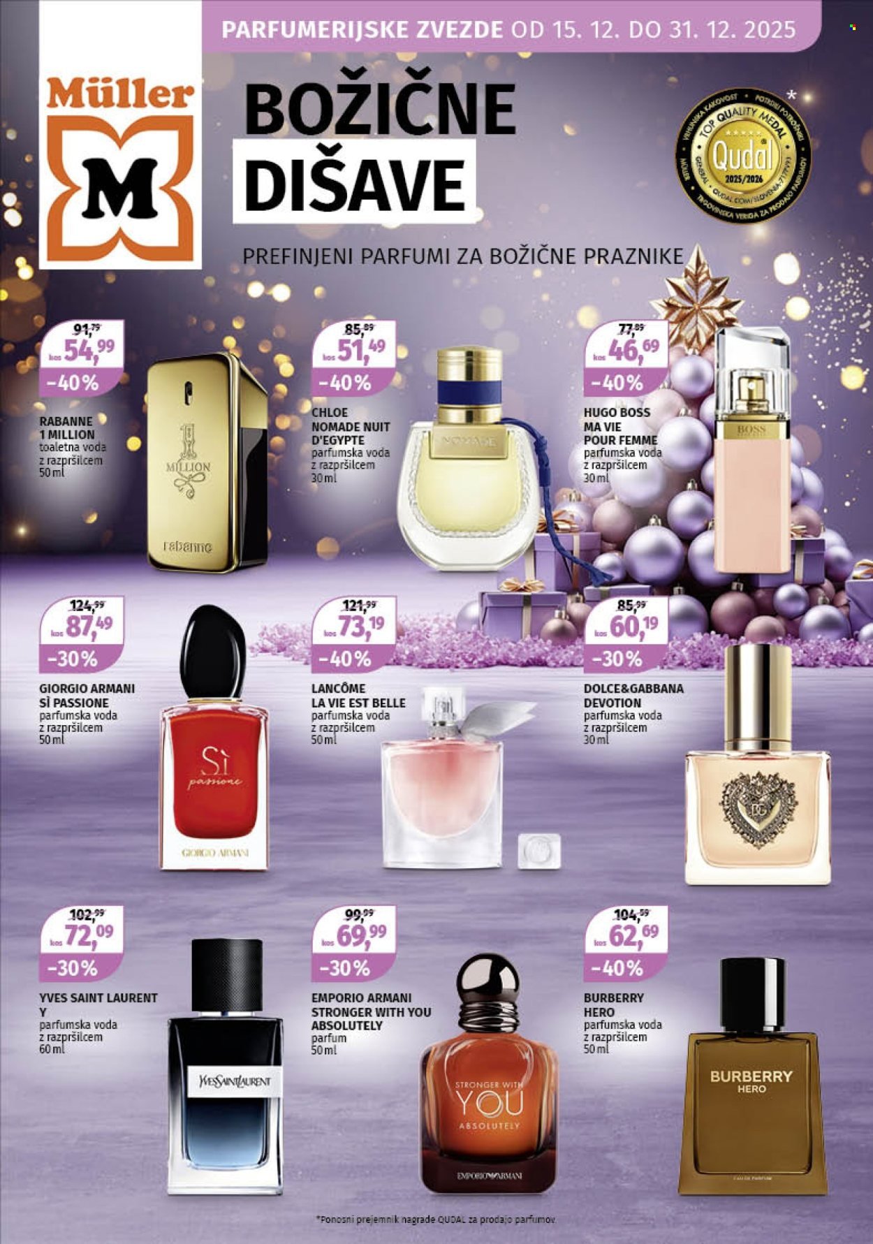 MÜLLER katalog - Božične dišave (2025-12-15 - 2025-12-31)