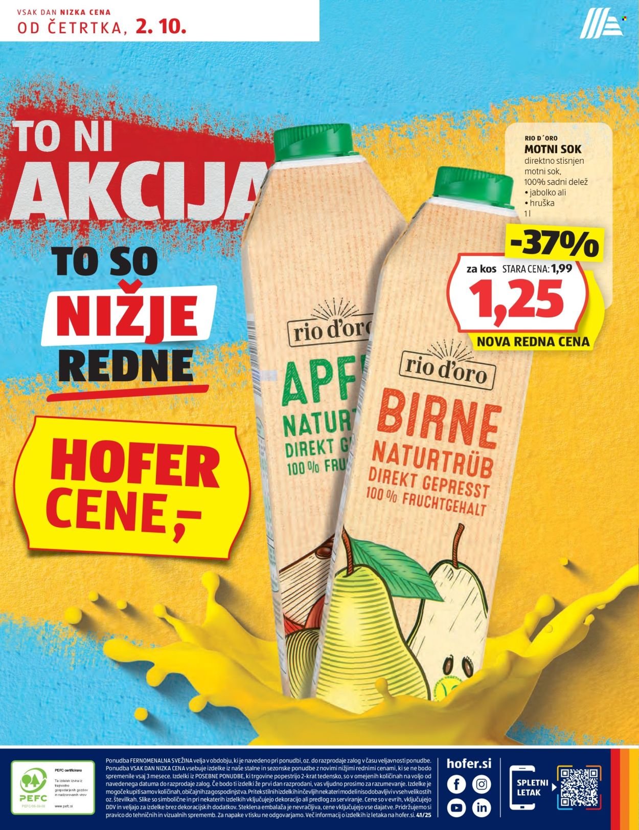 HOFER katalog - Od četrtka, 2. 10. 2025 (2025-10-02 - 2025-10-11)