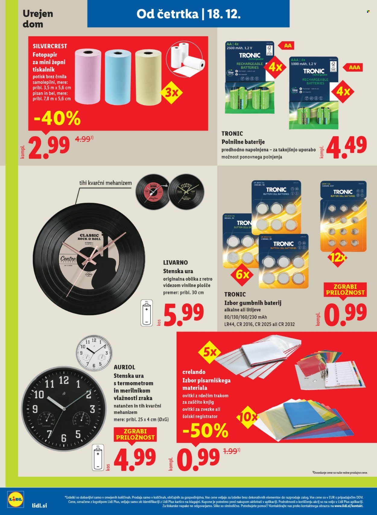 LIDL katalog - Od četrtka, 18. 12. 2025 (2025-12-18 - 2025-12-24)