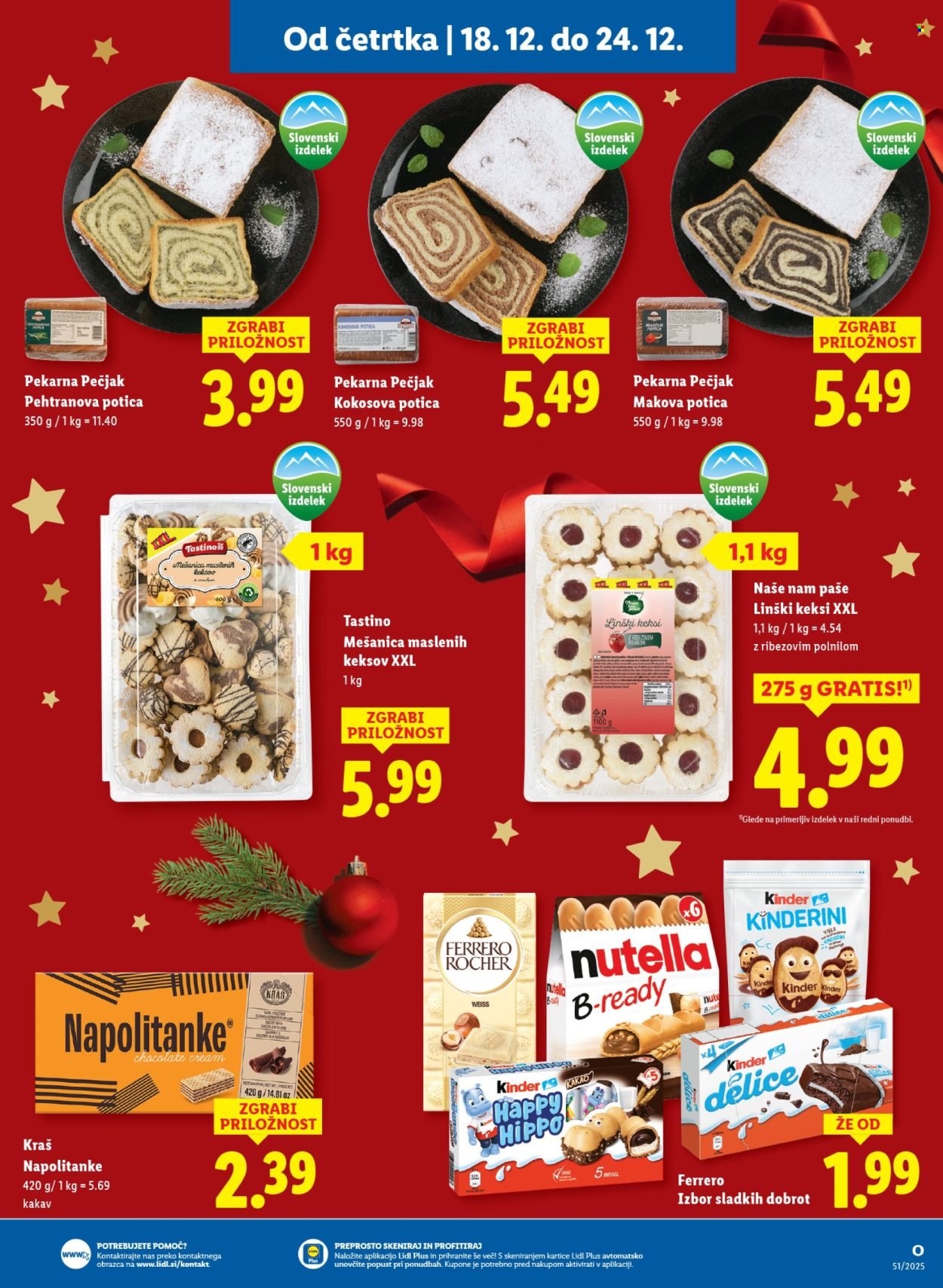 LIDL katalog - Od četrtka, 18. 12. 2025 (2025-12-18 - 2025-12-24)