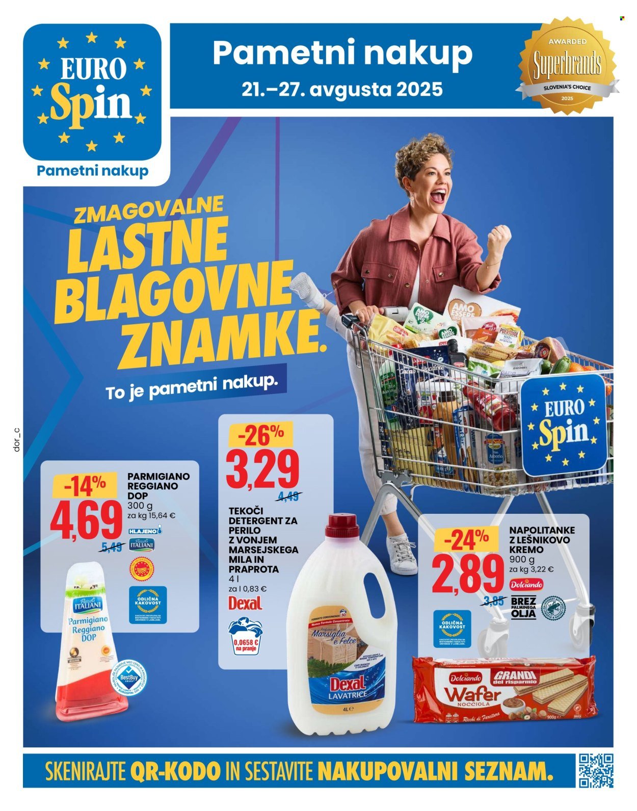EUROSPIN katalog - Zmagovalne lastne blagovne znamke (2025-08-21 - 2025-08-27)