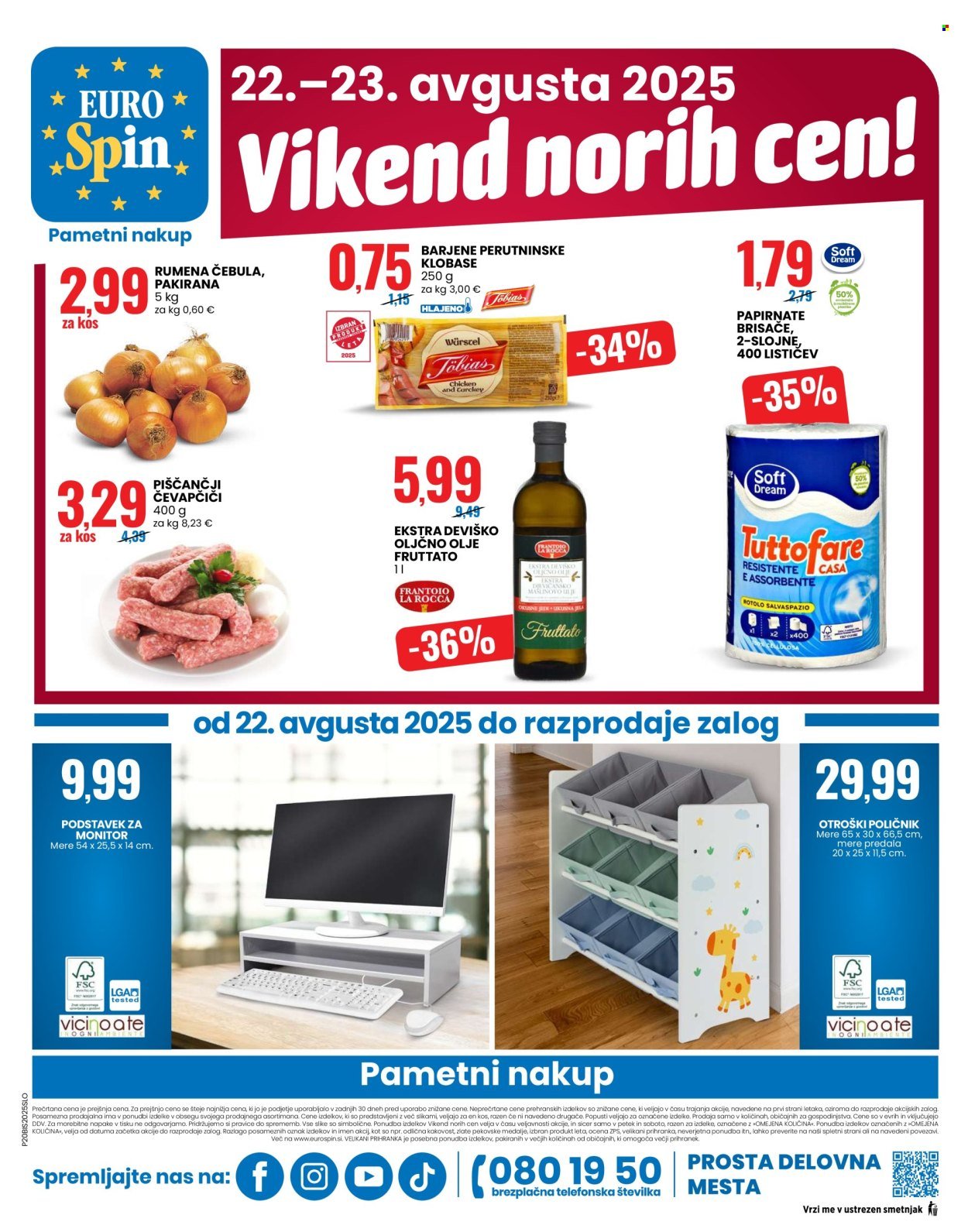 EUROSPIN katalog - Zmagovalne lastne blagovne znamke (2025-08-21 - 2025-08-27)