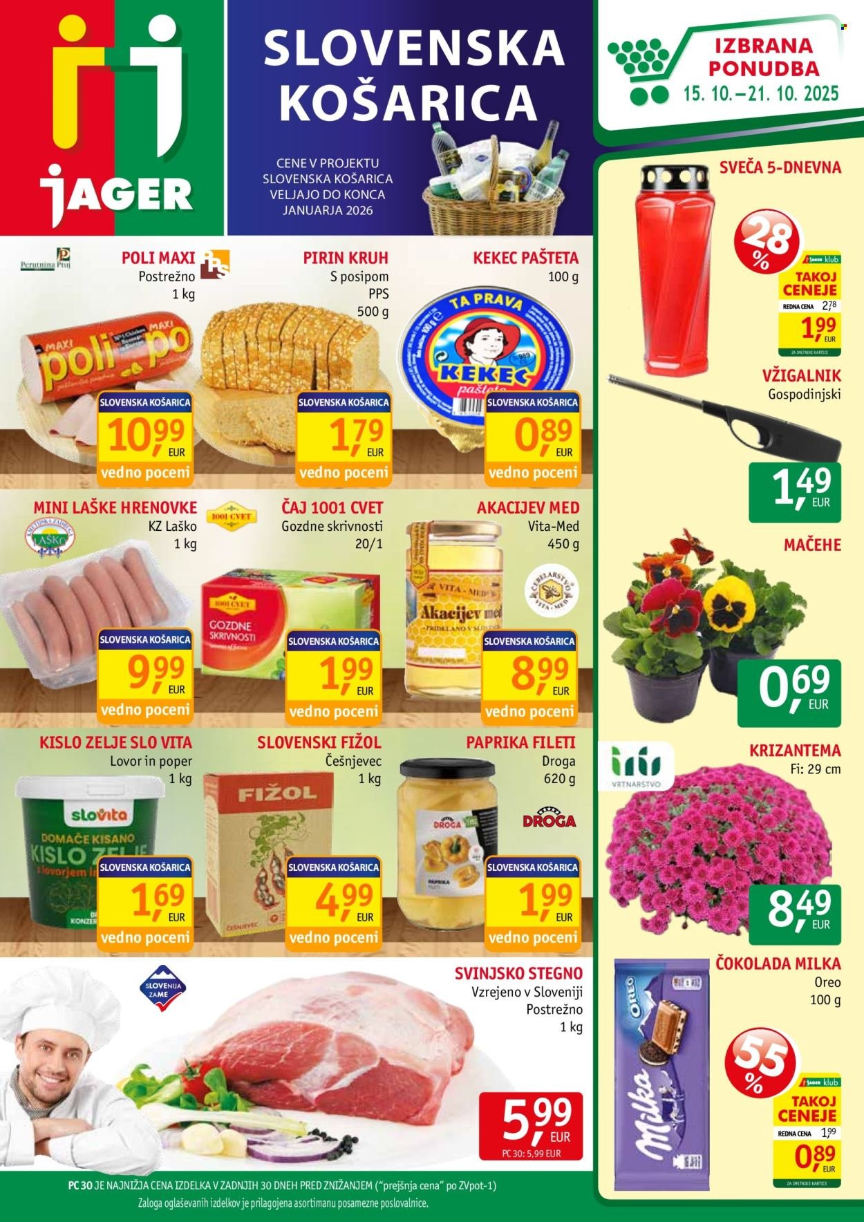 JAGER katalog - Katalog živila (2025-10-15 - 2025-10-21)