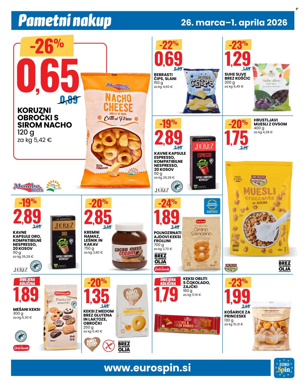 EUROSPIN katalog - Praznični trenutki z našimi dobrotami (2026-03-26 - 2026-04-01)