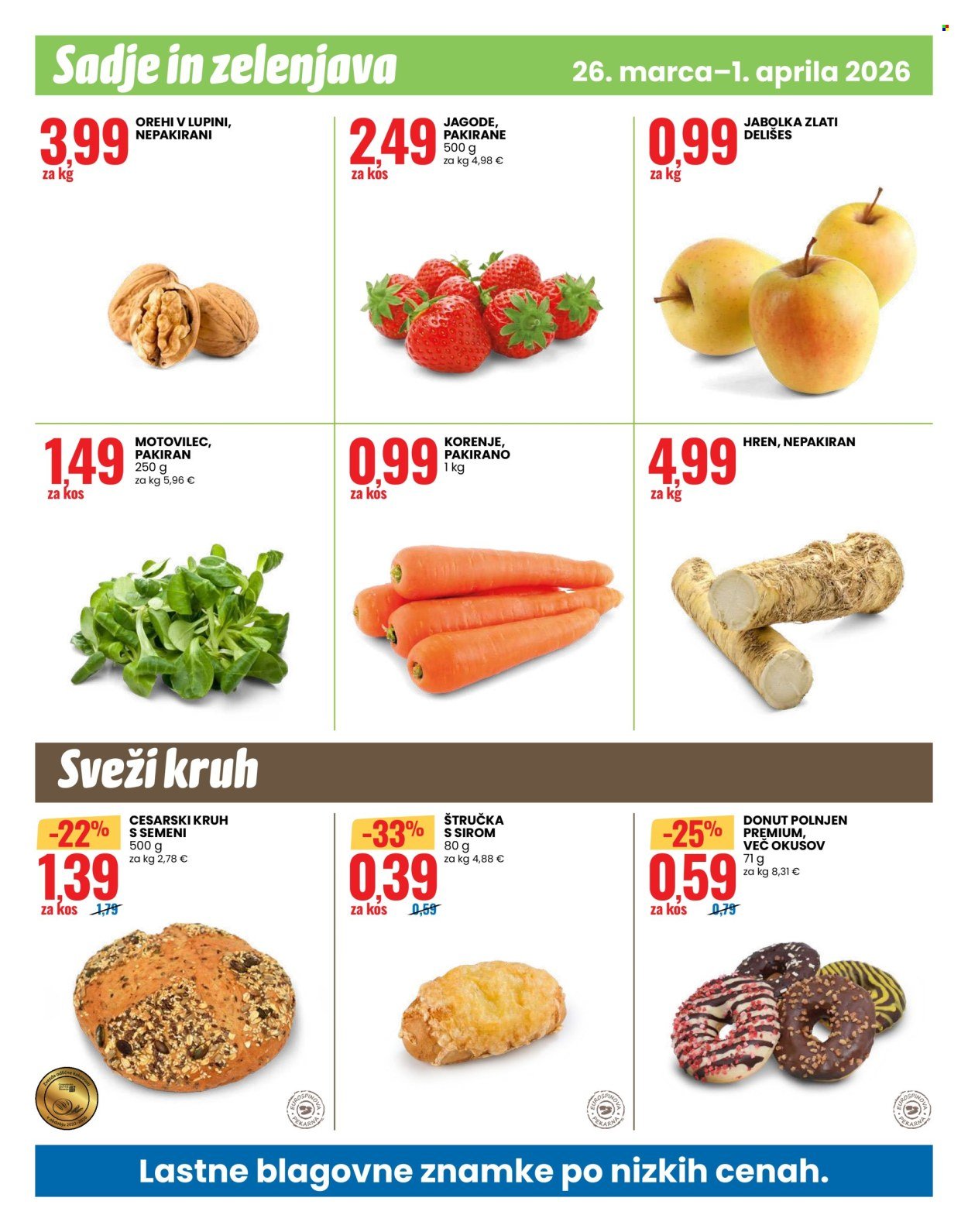 EUROSPIN katalog - Praznični trenutki z našimi dobrotami (2026-03-26 - 2026-04-01)