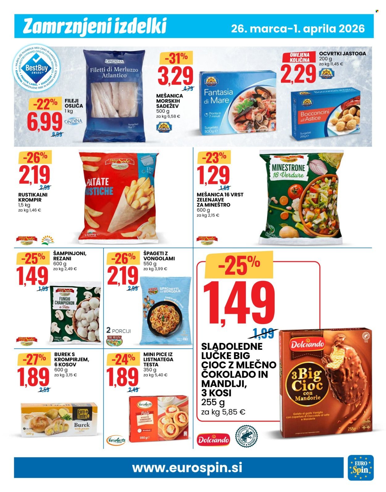 EUROSPIN katalog - Praznični trenutki z našimi dobrotami (2026-03-26 - 2026-04-01)