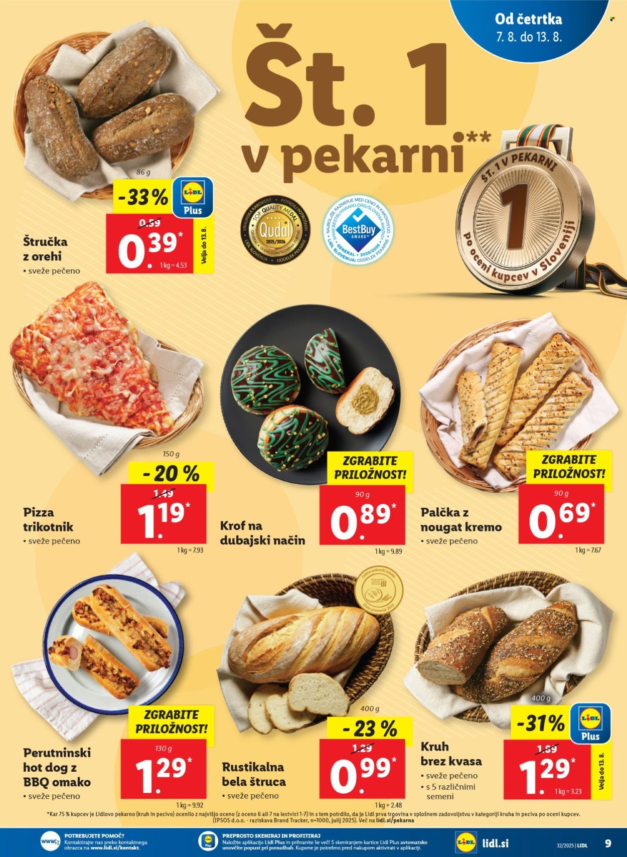 LIDL katalog - Od četrtka, 7. 8. 2025 (2025-08-07 - 2025-08-14)