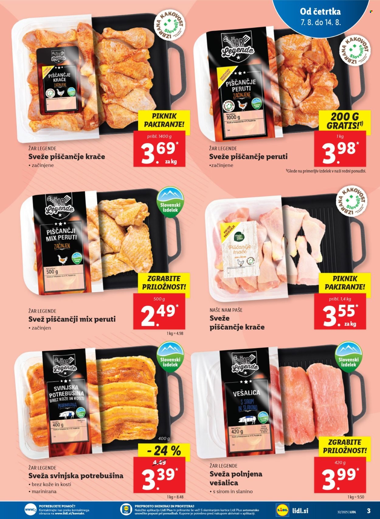 LIDL katalog - Od četrtka, 7. 8. 2025 (2025-08-07 - 2025-08-14)