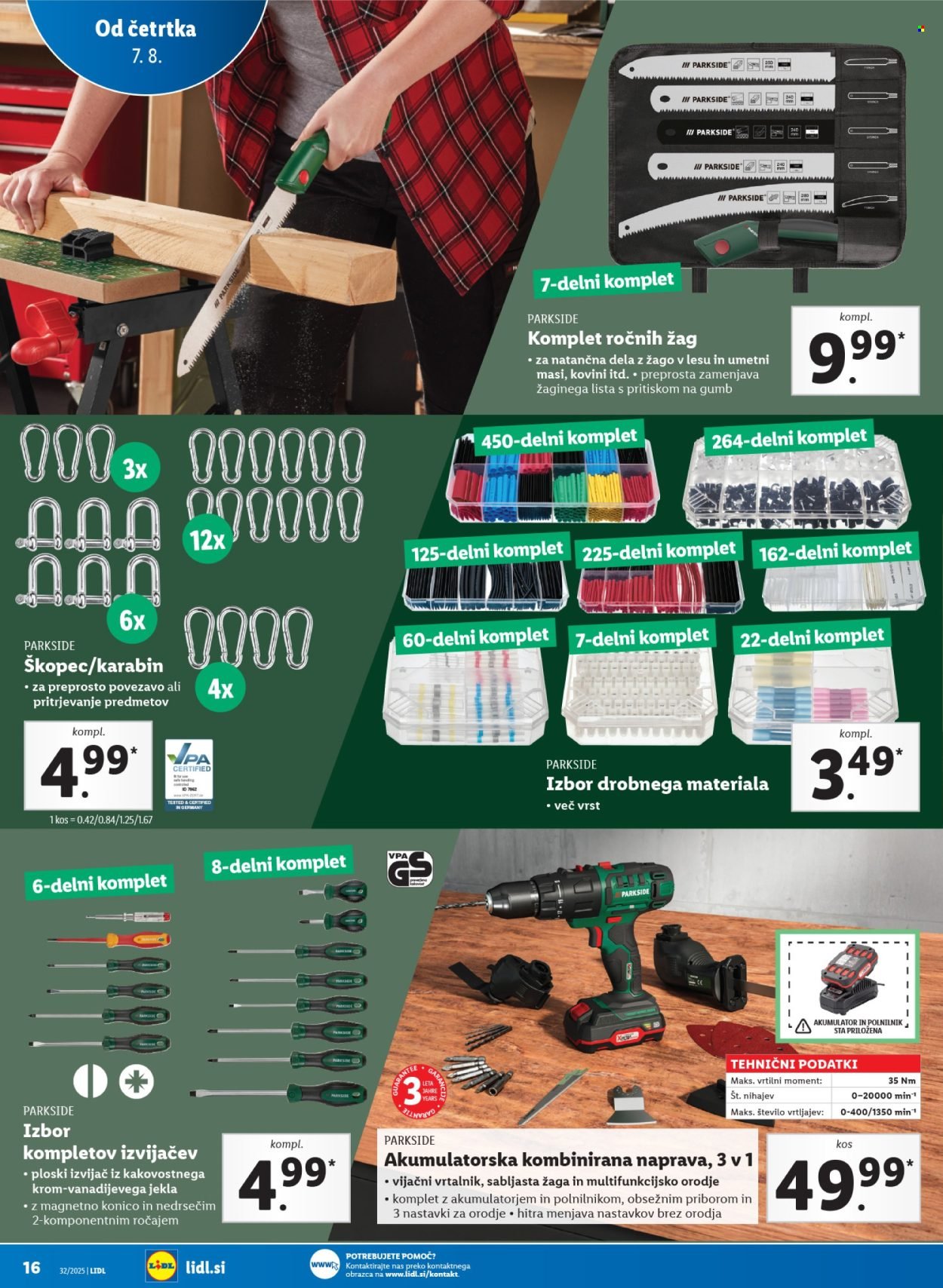 LIDL katalog - Od četrtka, 7. 8. 2025 (2025-08-07 - 2025-08-14)
