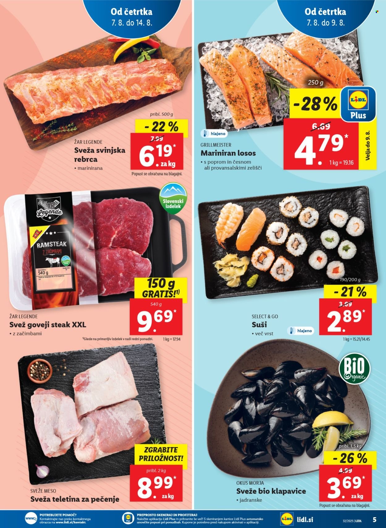 LIDL katalog - Od četrtka, 7. 8. 2025 (2025-08-07 - 2025-08-14)