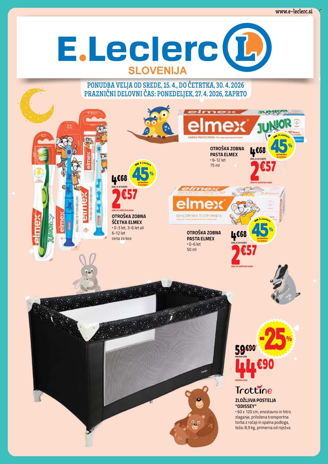 E.LECLERC katalog - Katalog Otroška oprema (2026-04-15 - 2026-04-30)