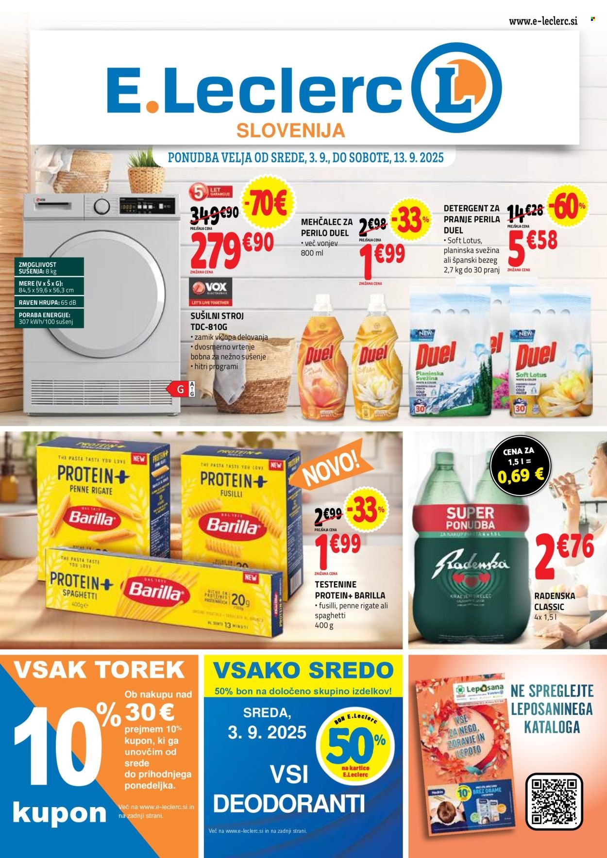 E.LECLERC katalog - Od srede, 3. 9. 2025 (2025-09-03 - 2025-09-13)
