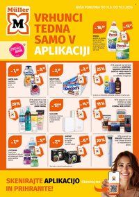 MÜLLER katalog - Vrhunci tedna v aplikaciji (2026-05-11 - 2026-05-16)