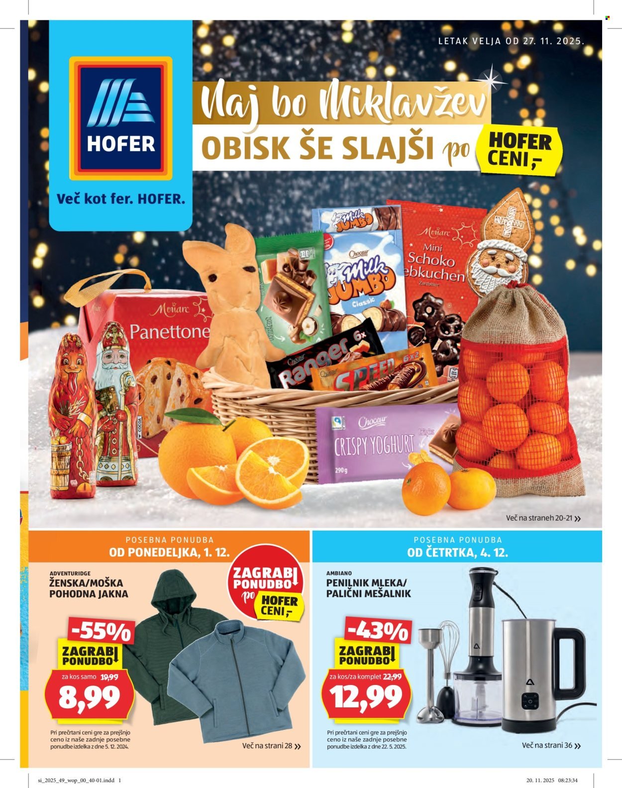 HOFER katalog - Od četrtka, 27. 11. 2025 (2025-11-27 - 2025-12-04)