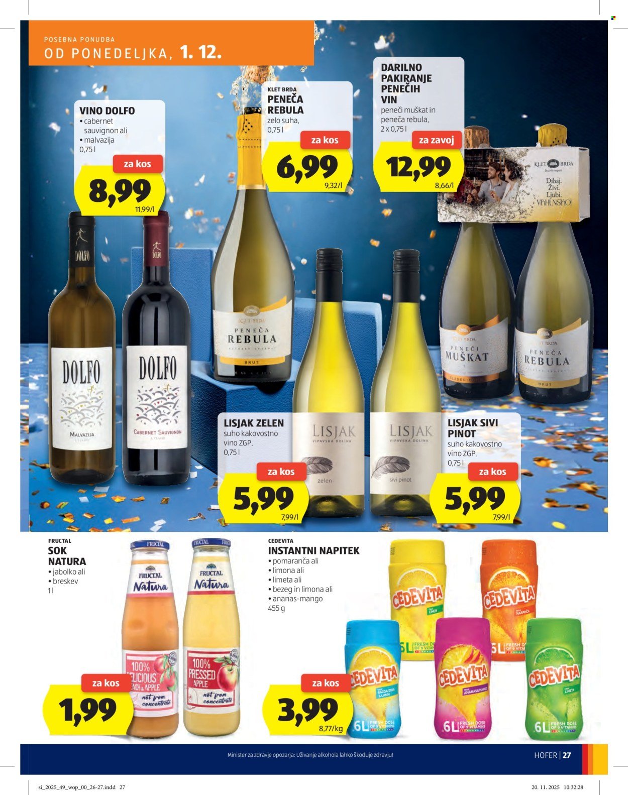 HOFER katalog - Od četrtka, 27. 11. 2025 (2025-11-27 - 2025-12-04)