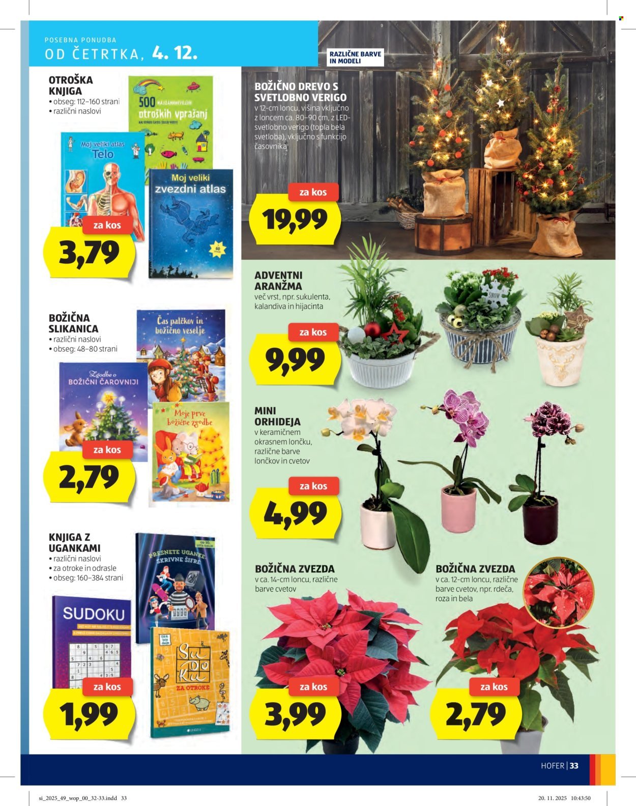 HOFER katalog - Od četrtka, 27. 11. 2025 (2025-11-27 - 2025-12-04)