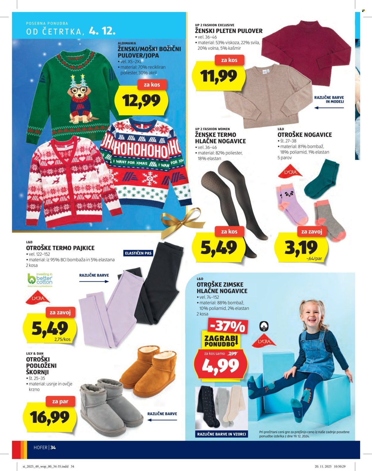 HOFER katalog - Od četrtka, 27. 11. 2025 (2025-11-27 - 2025-12-04)