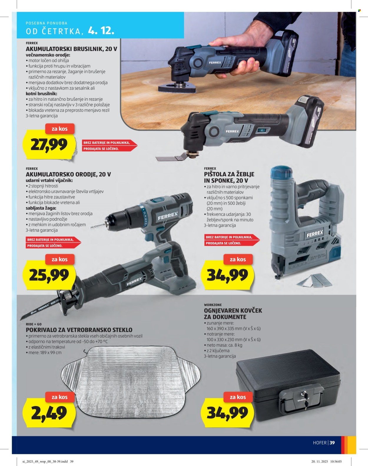 HOFER katalog - Od četrtka, 27. 11. 2025 (2025-11-27 - 2025-12-04)