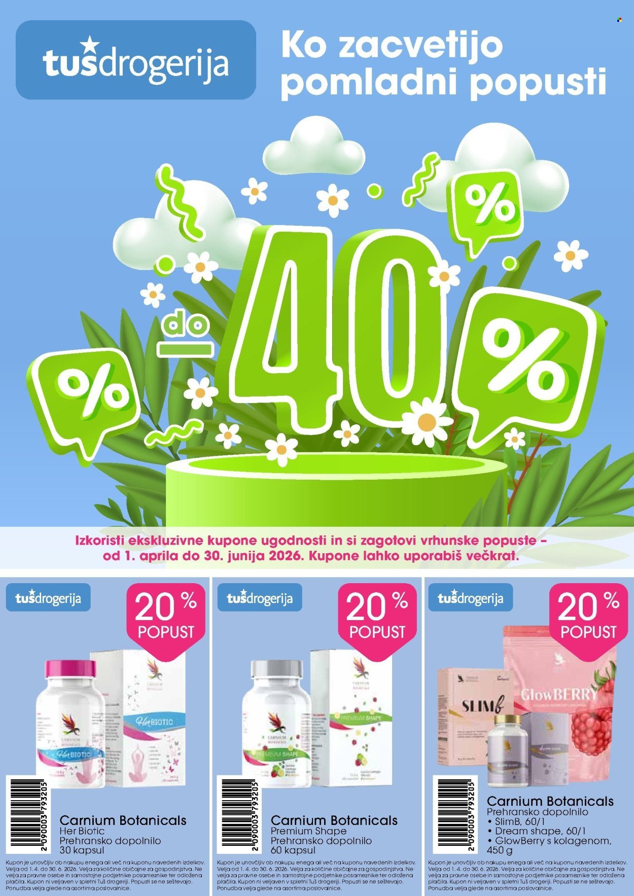 TUŠ DROGERIA katalog - Kupončki