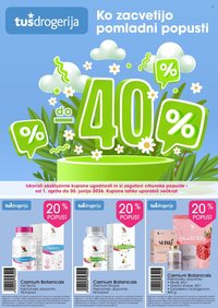 TUŠ DROGERIA katalog - Kupončki