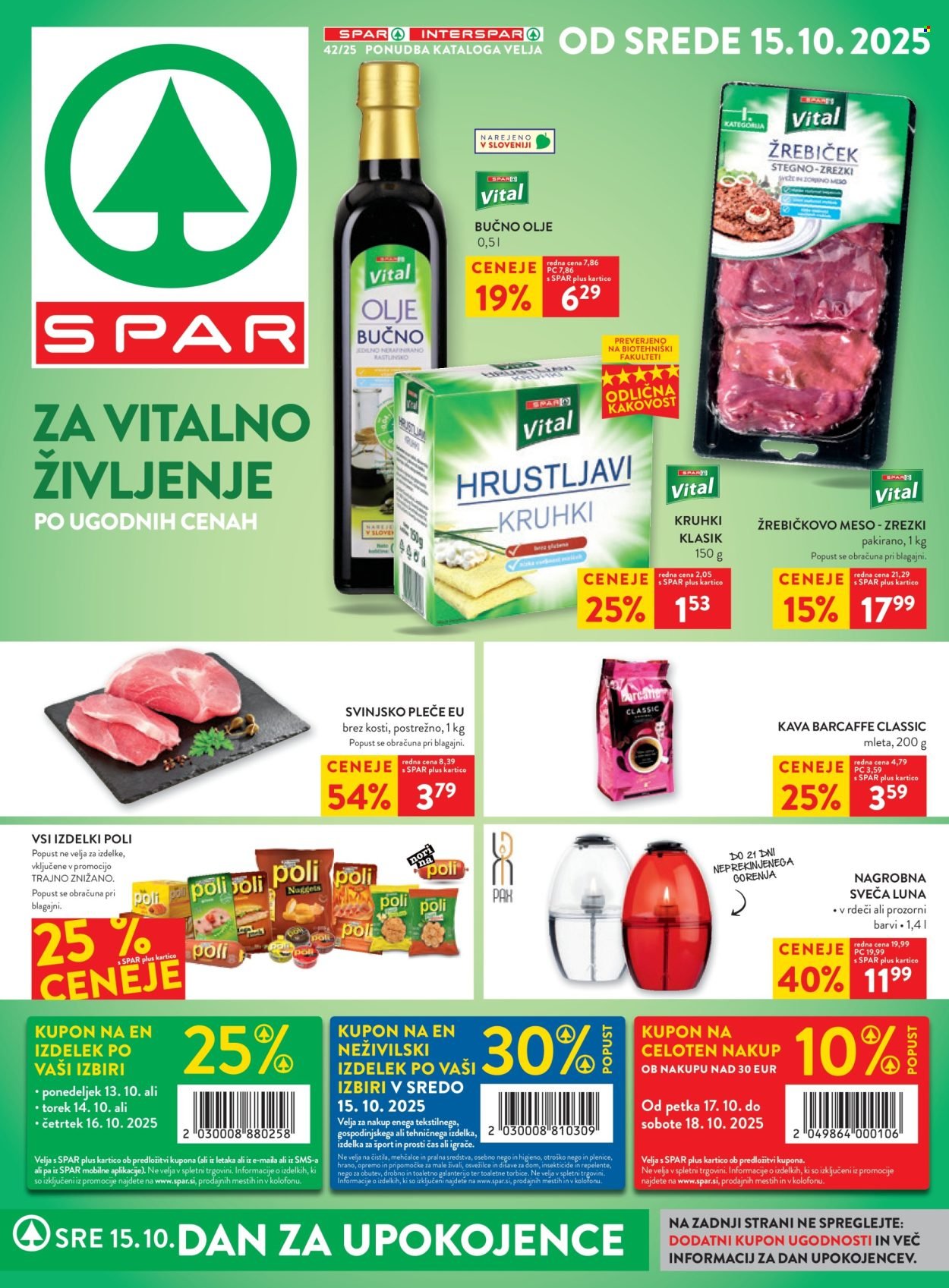 SPAR katalog - Od srede, 15. 10. 2025 (2025-10-15 - 2025-10-28)