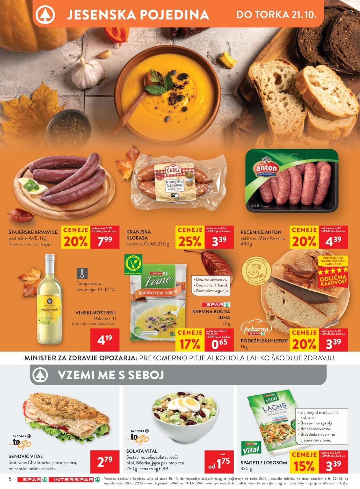SPAR katalog - Od srede, 15. 10. 2025 (2025-10-15 - 2025-10-28)