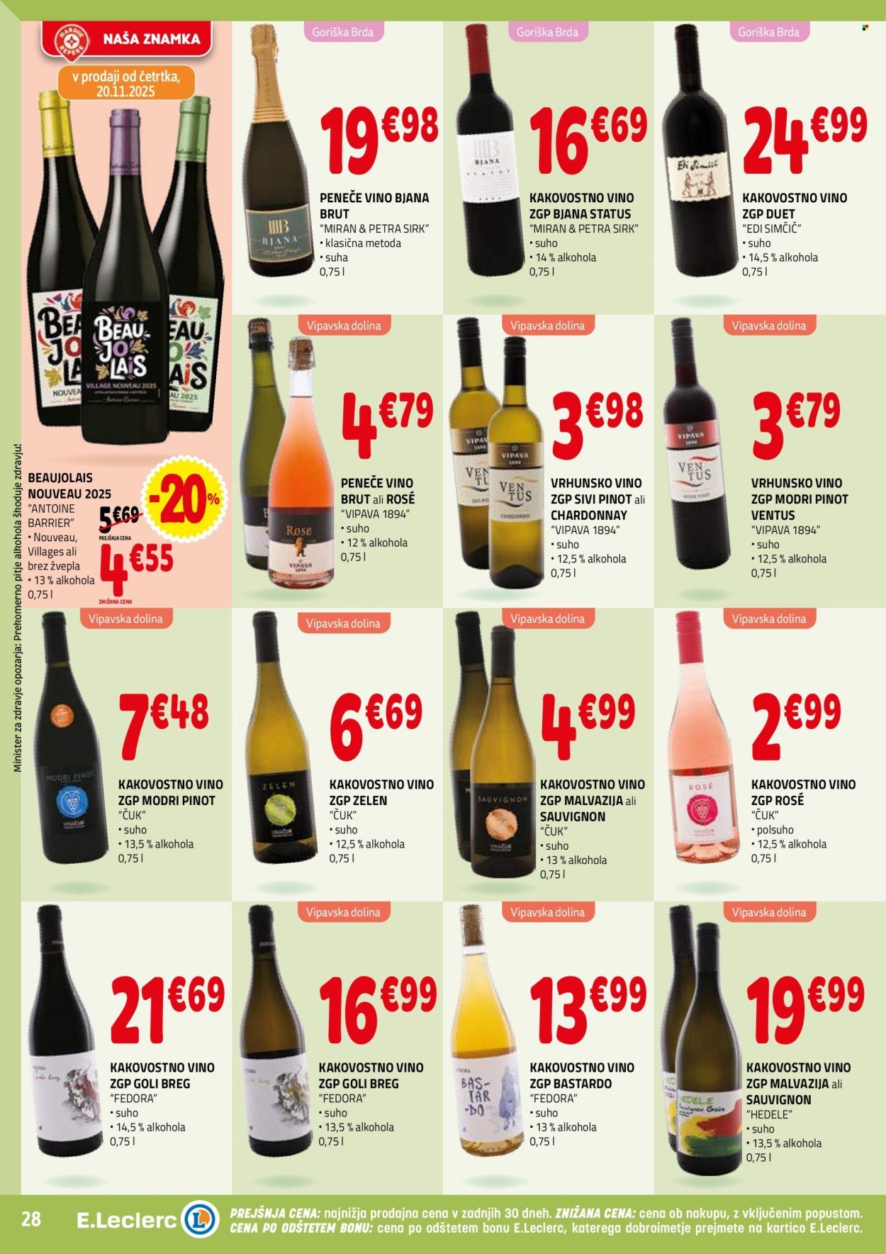 E.LECLERC katalog - Od srede, 19. 11. 2025 (2025-11-19 - 2025-11-29)