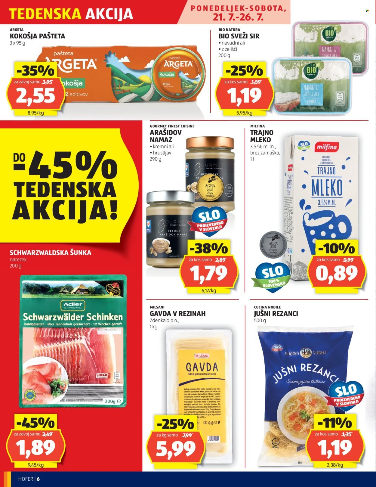 HOFER katalog - Od četrtka, 17. 7. 2025 (2025-07-17 - 2025-07-26)