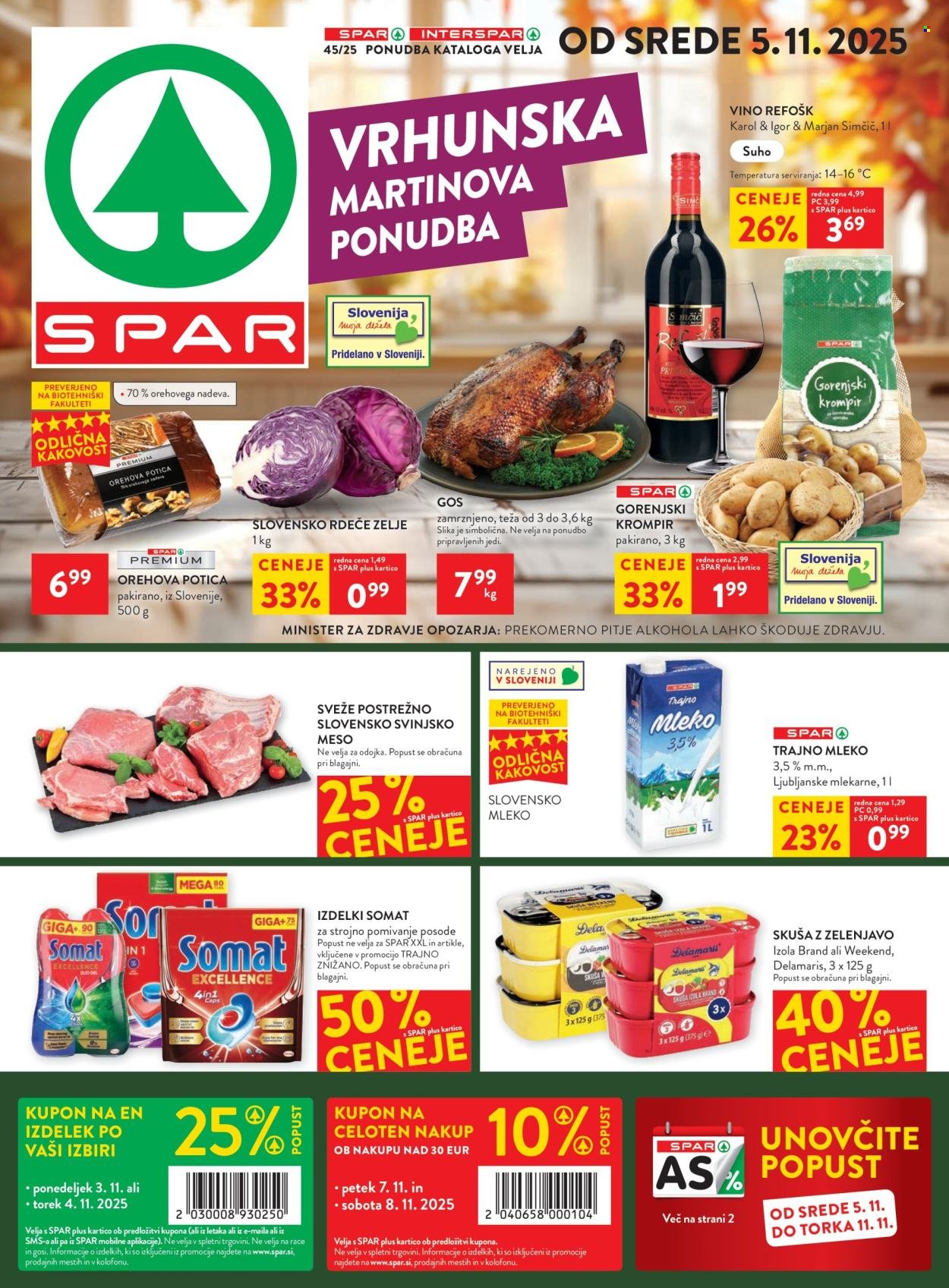 SPAR katalog - Od srede, 5. 11. 2025 (2025-11-05 - 2025-11-18)