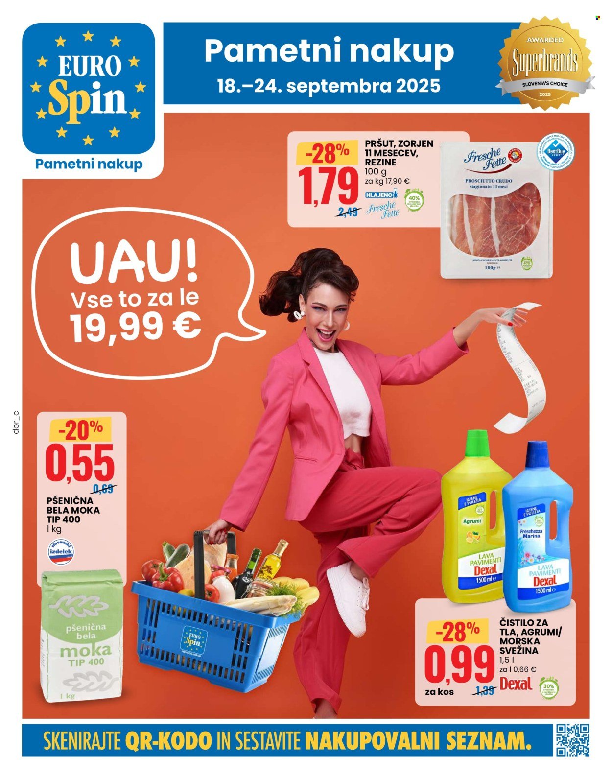 EUROSPIN katalog - UAU! Vse to za le 19,99 € (2025-09-18 - 2025-09-24)
