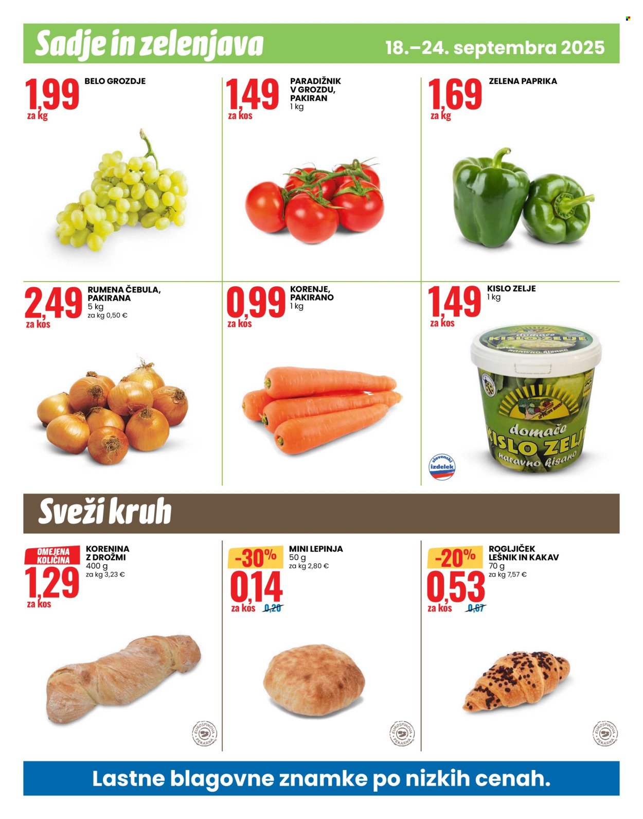 EUROSPIN katalog - UAU! Vse to za le 19,99 € (2025-09-18 - 2025-09-24)
