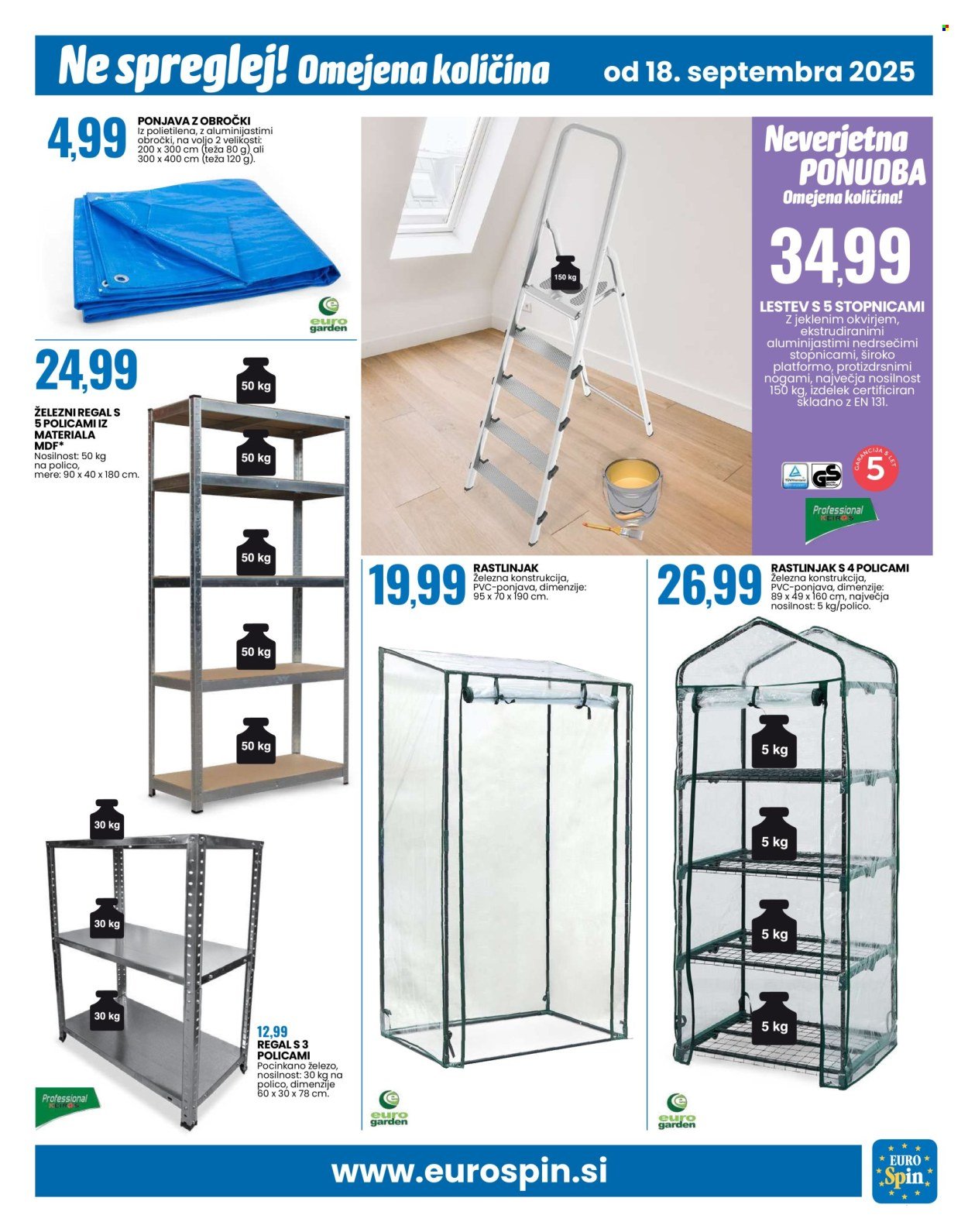 EUROSPIN katalog - UAU! Vse to za le 19,99 € (2025-09-18 - 2025-09-24)