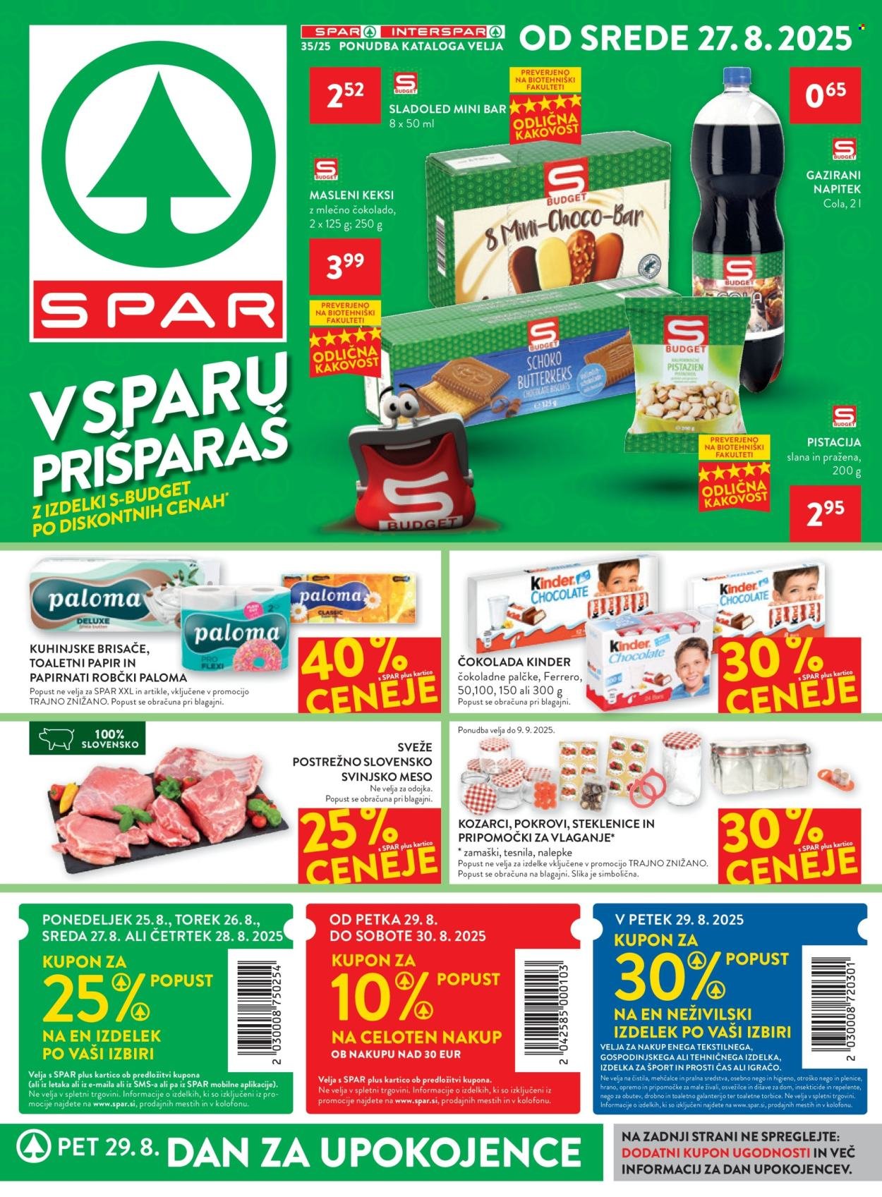 SPAR katalog - Od srede, 27. 8. 2025 (2025-08-27 - 2025-09-09)