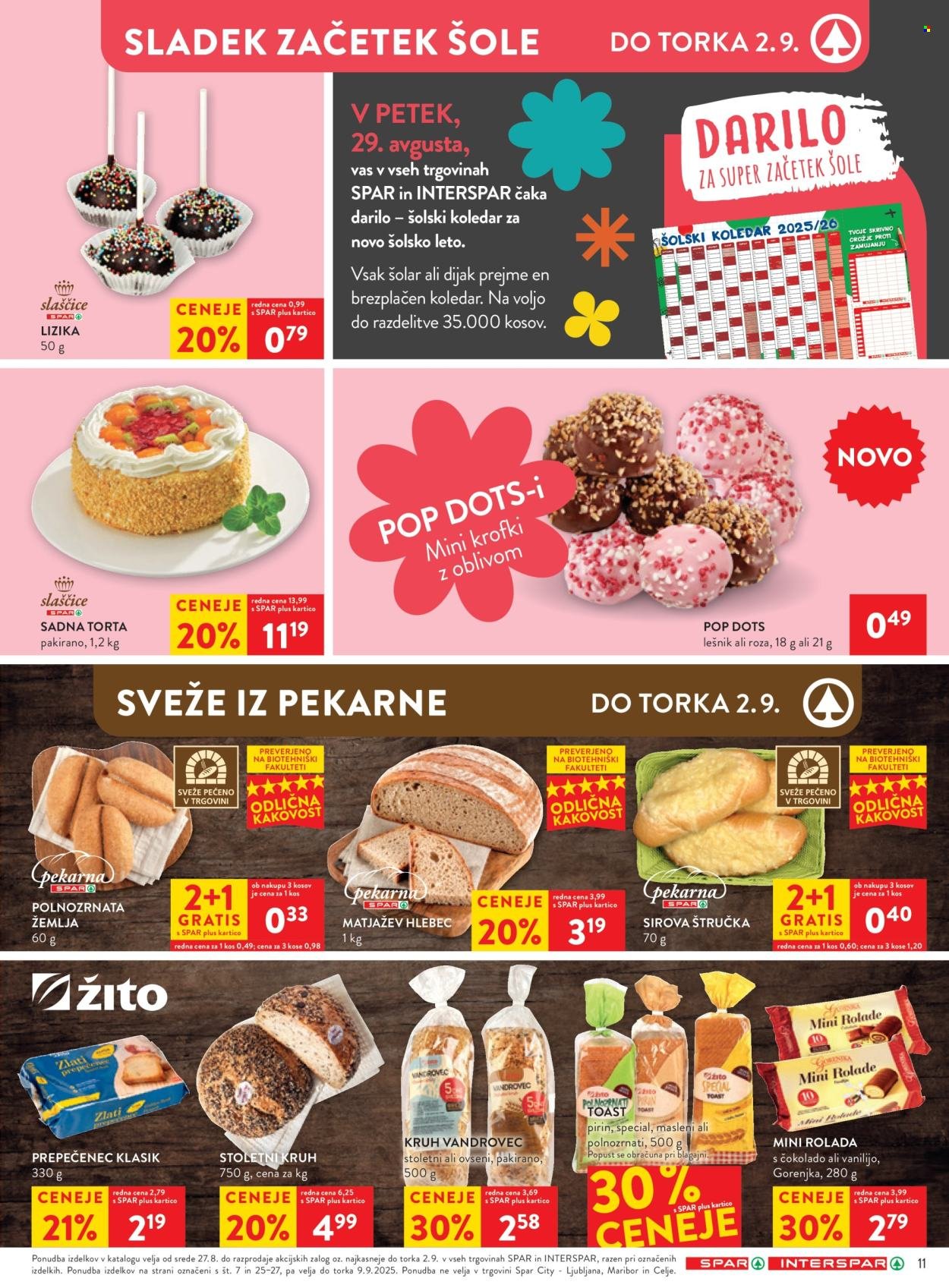 SPAR katalog - Od srede, 27. 8. 2025 (2025-08-27 - 2025-09-09)